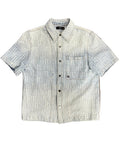 Amiri Mens Denim Jacquard Shirt Logo denim