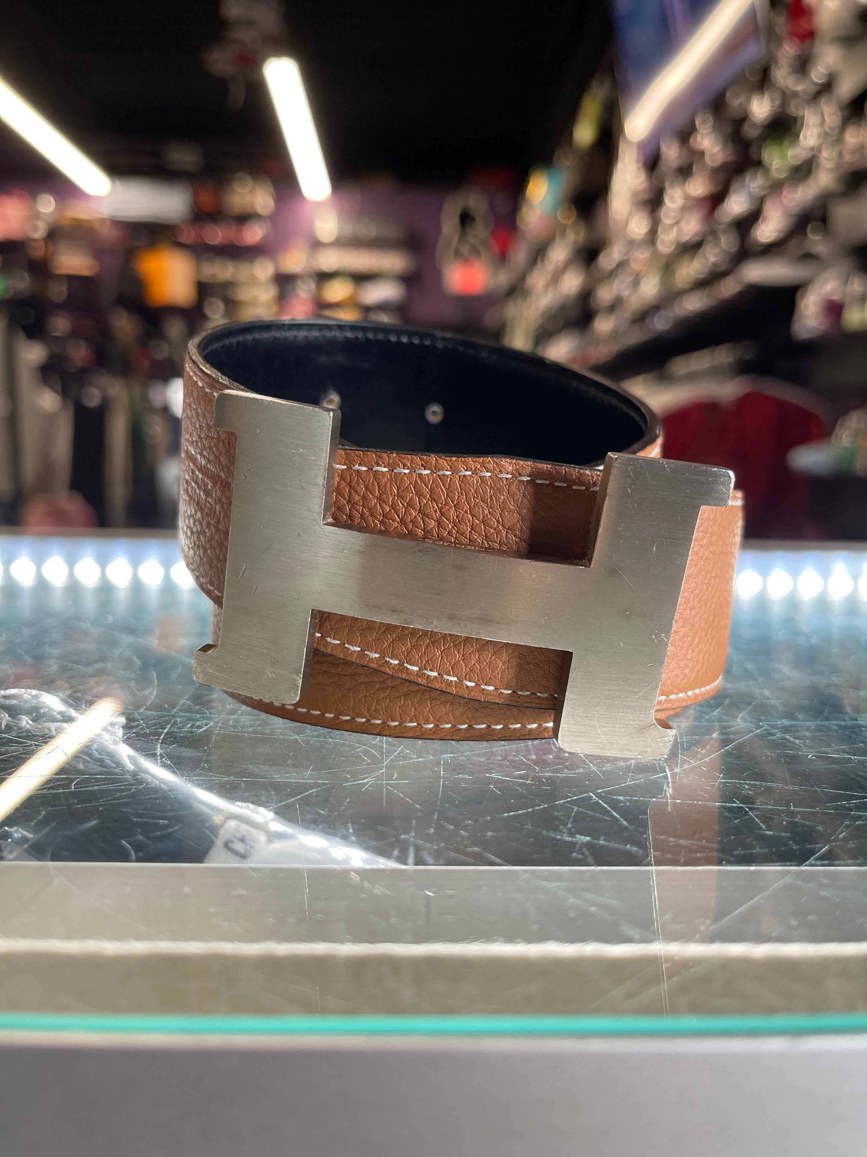 Hermes Belt Reversible "Blue, Brown, Red, Black"