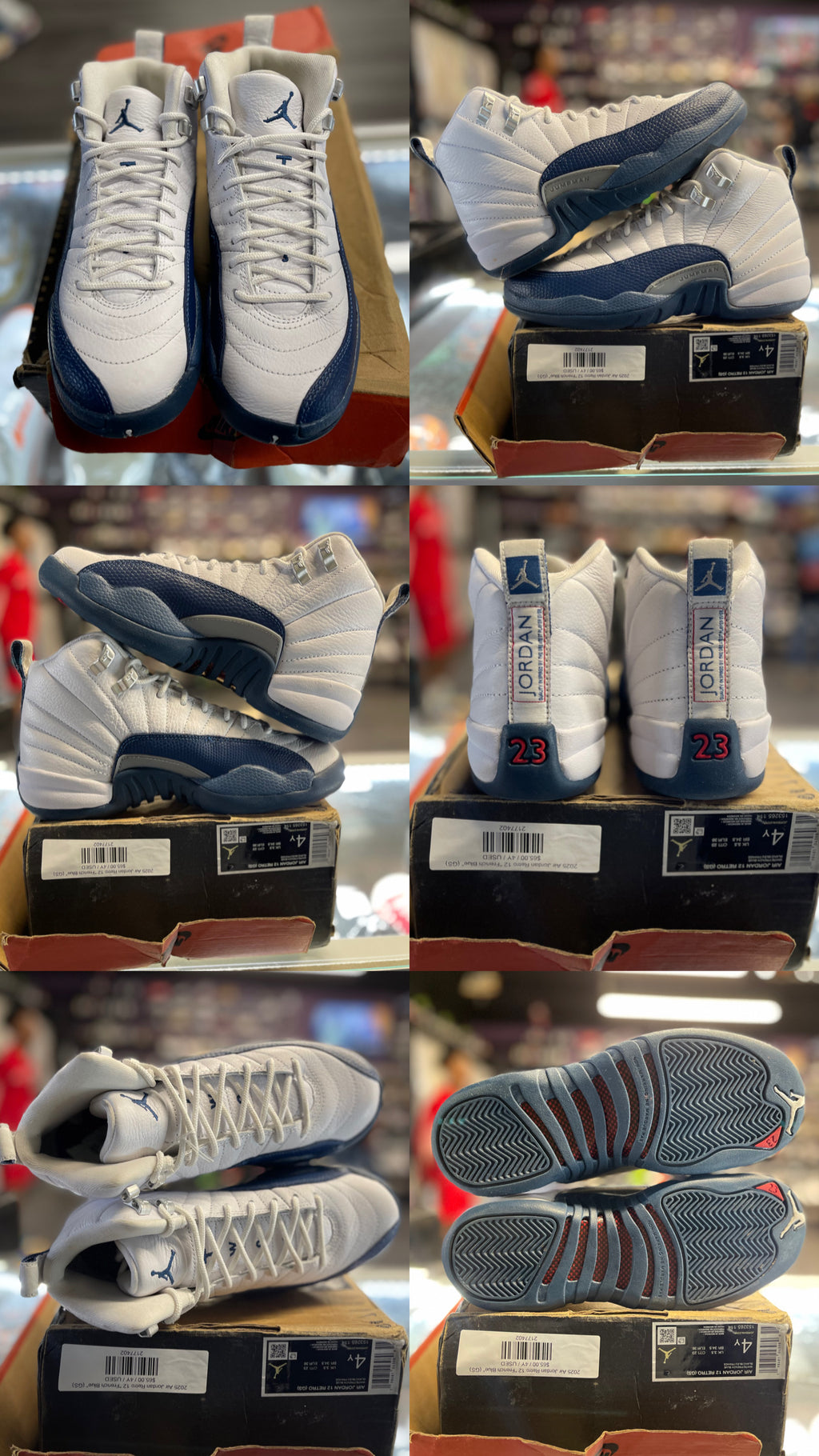 2025 Air Jordan Retro 12 "French Blue" (GS)