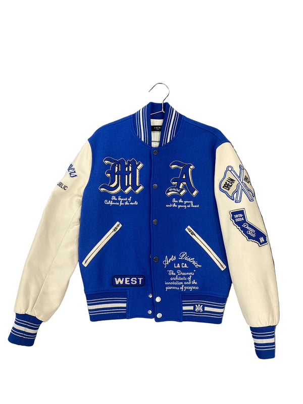 Amiri Dream Team Varsity Jacket "Blue/White"