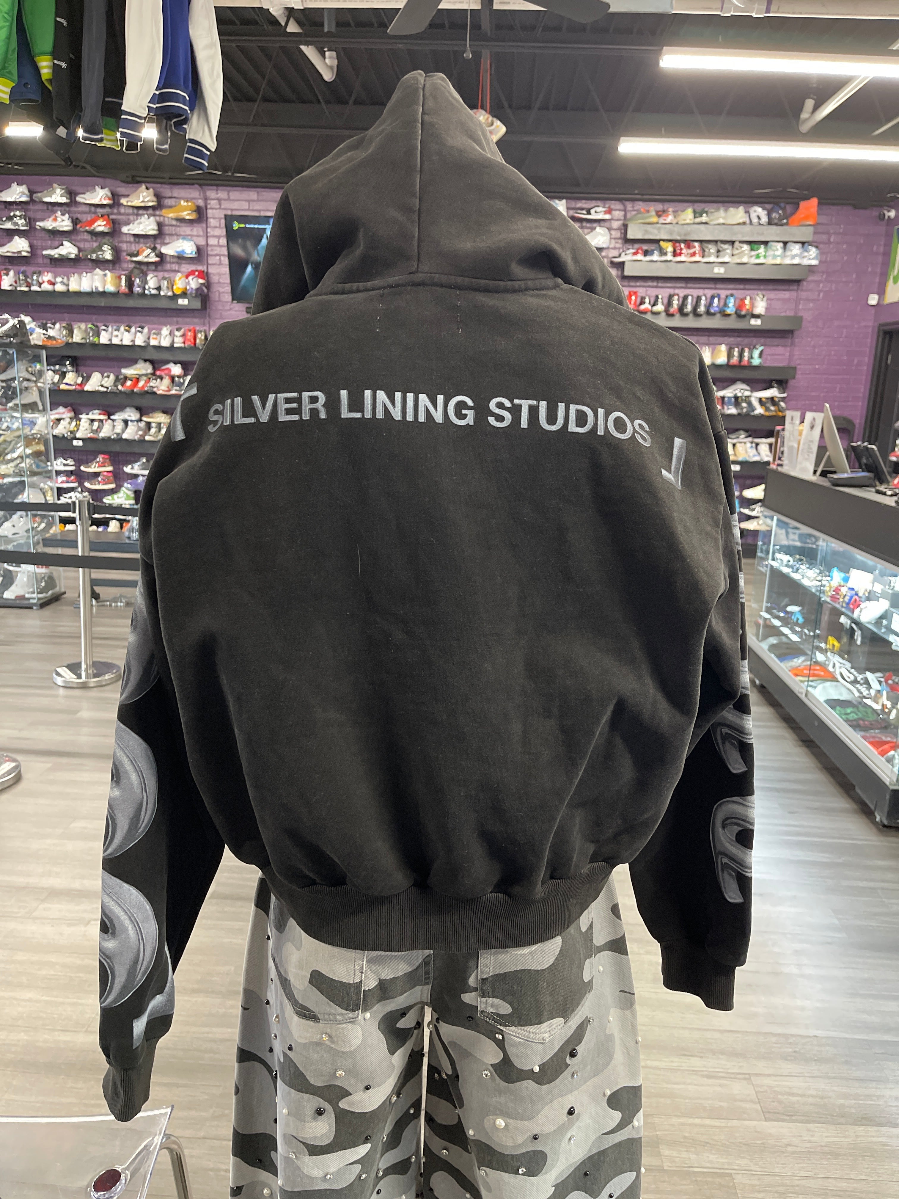 Silver Studios Cropped Hoodie