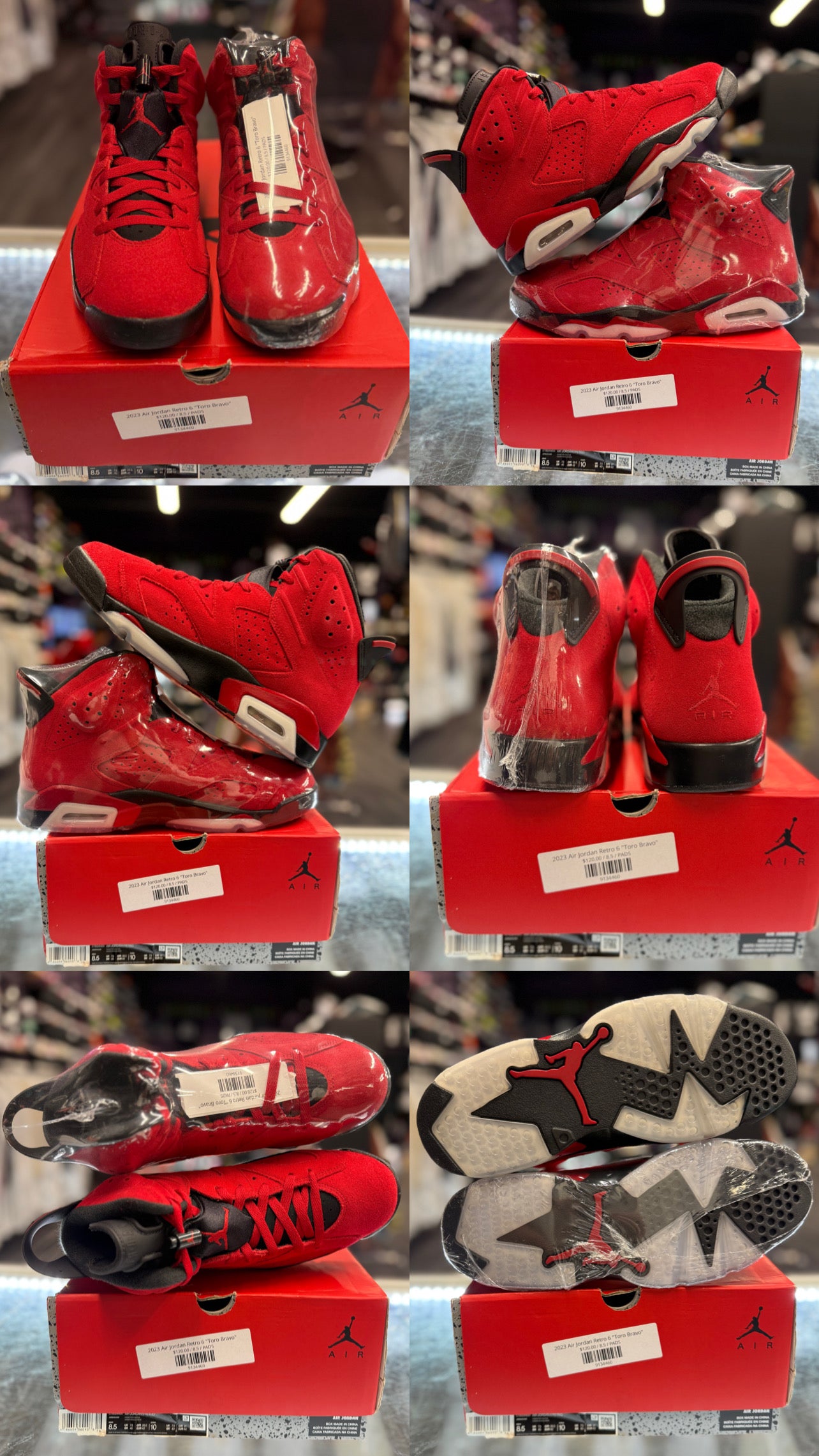 2023 Air Jordan Retro 6 "Toro Bravo"