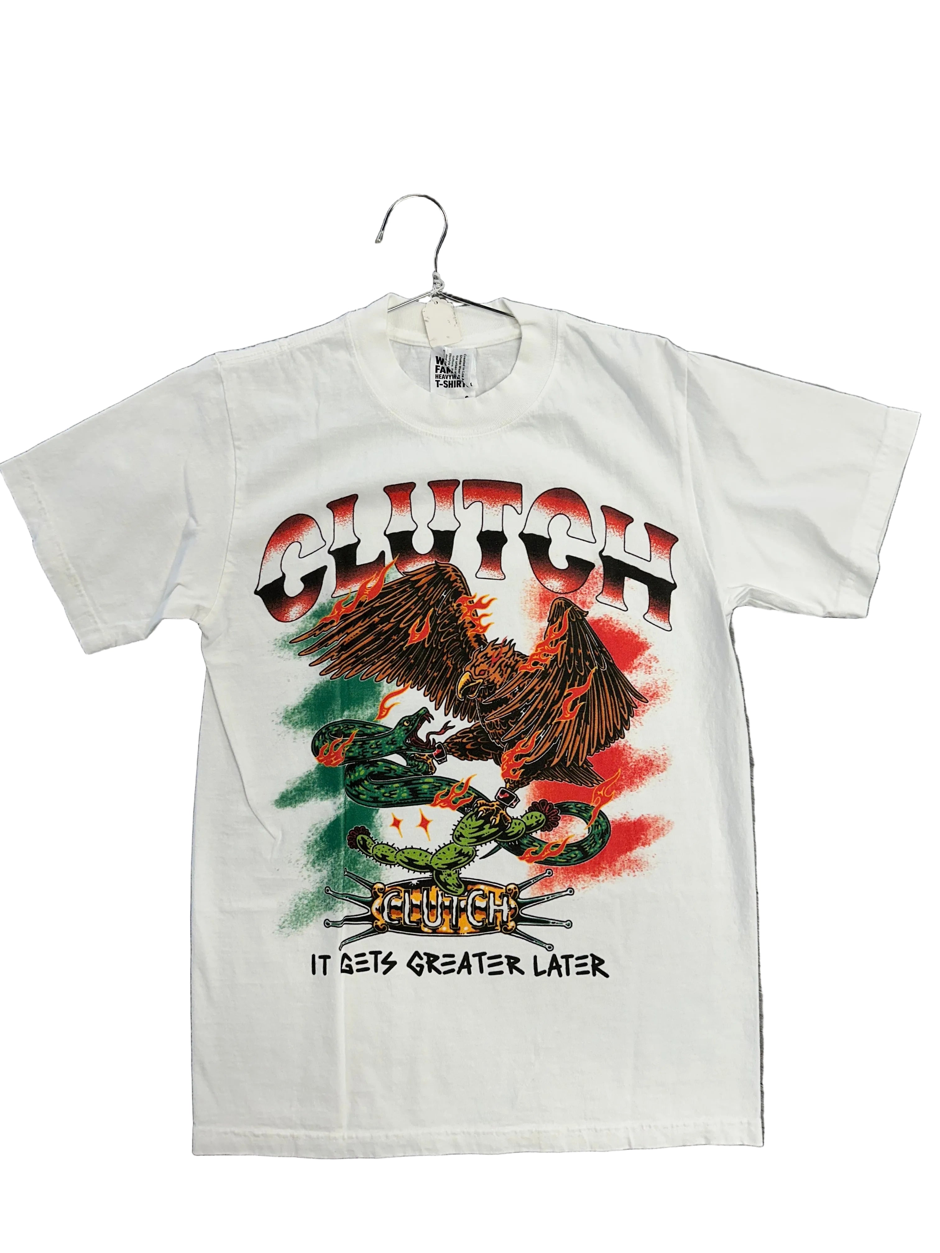 Clutch Tee "It Gets Greater Later Mexico"