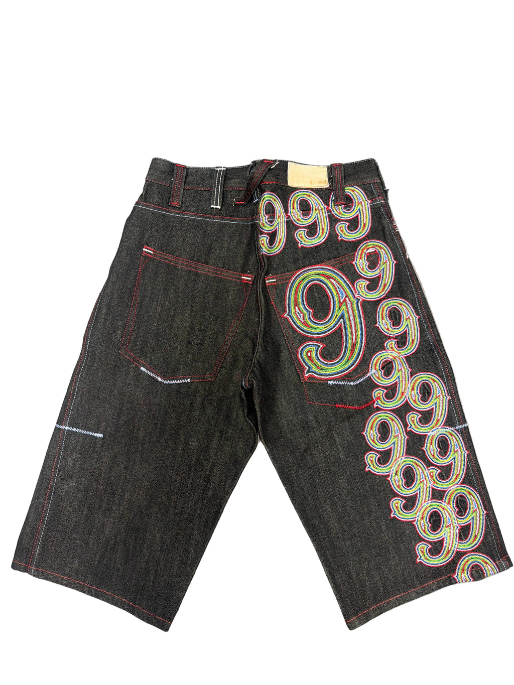 Reno 999 Jean Shorts "Black/Multi"