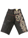 Reno 999 Jean Shorts "Black/Multi"