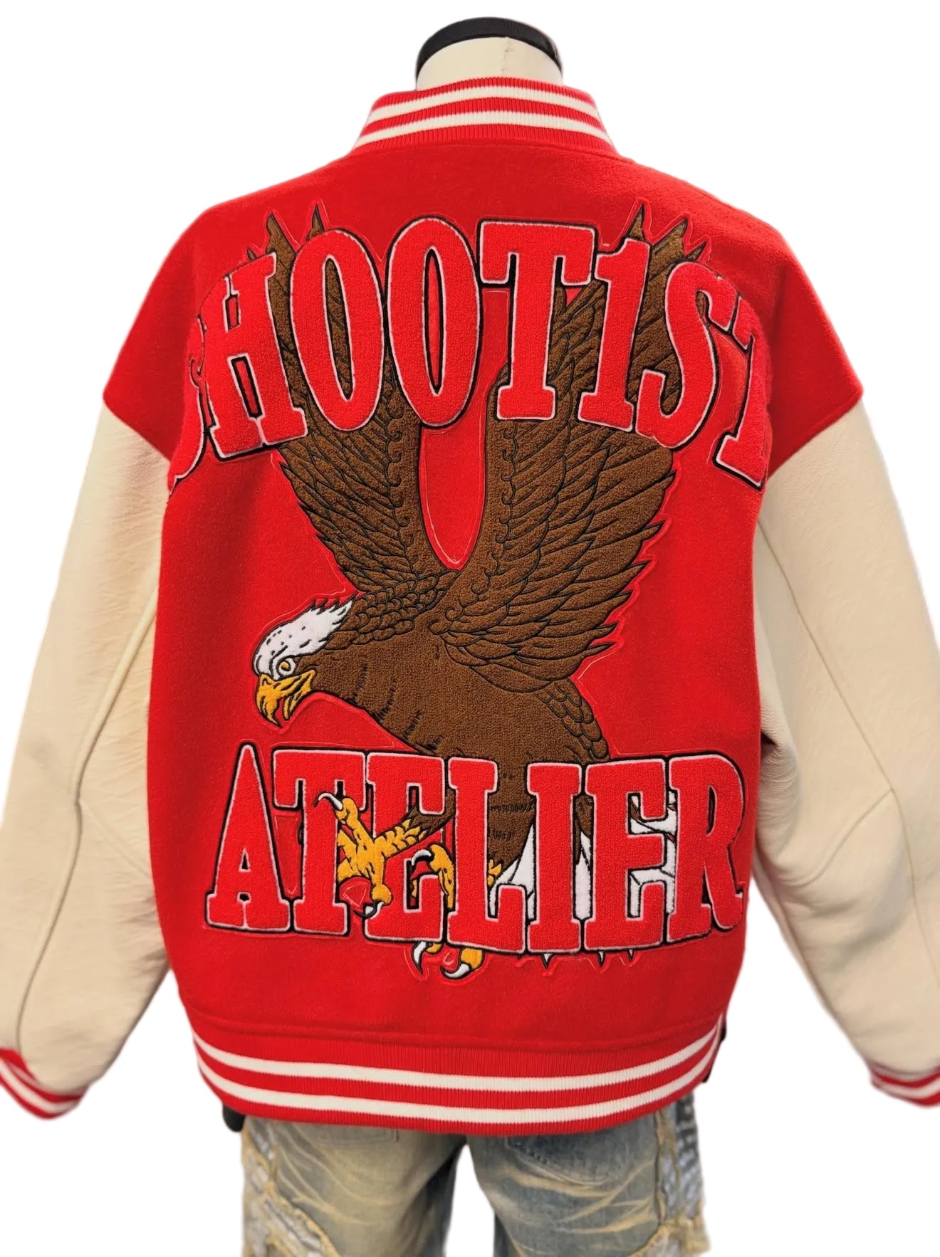 Shoot1st Varsity Jacket "Red"
