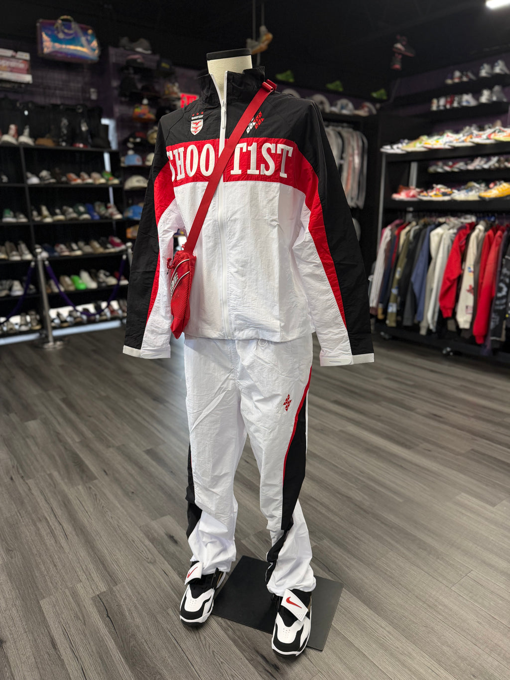 Shoot1st Track Suit "White"