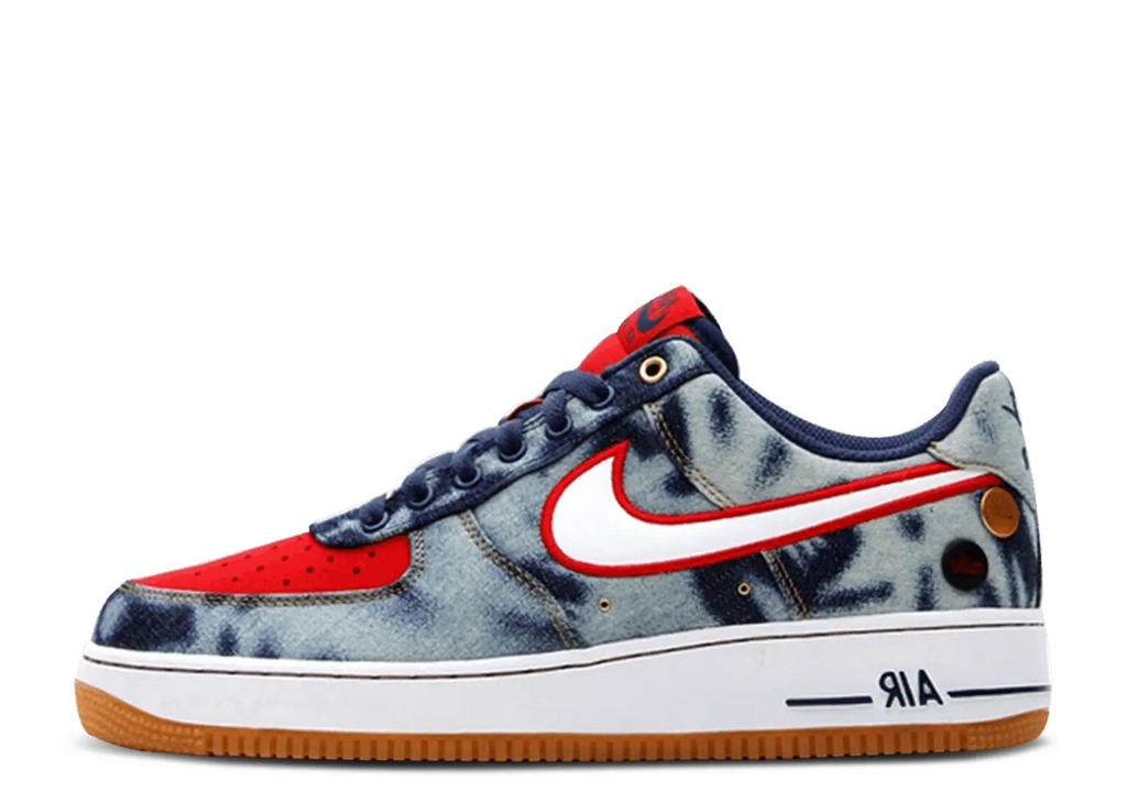 2014 Nike Air Force 1 Low "Acid Wash Denim"
