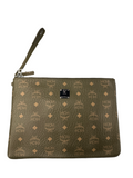 MCM Wristlet Zip Pouch