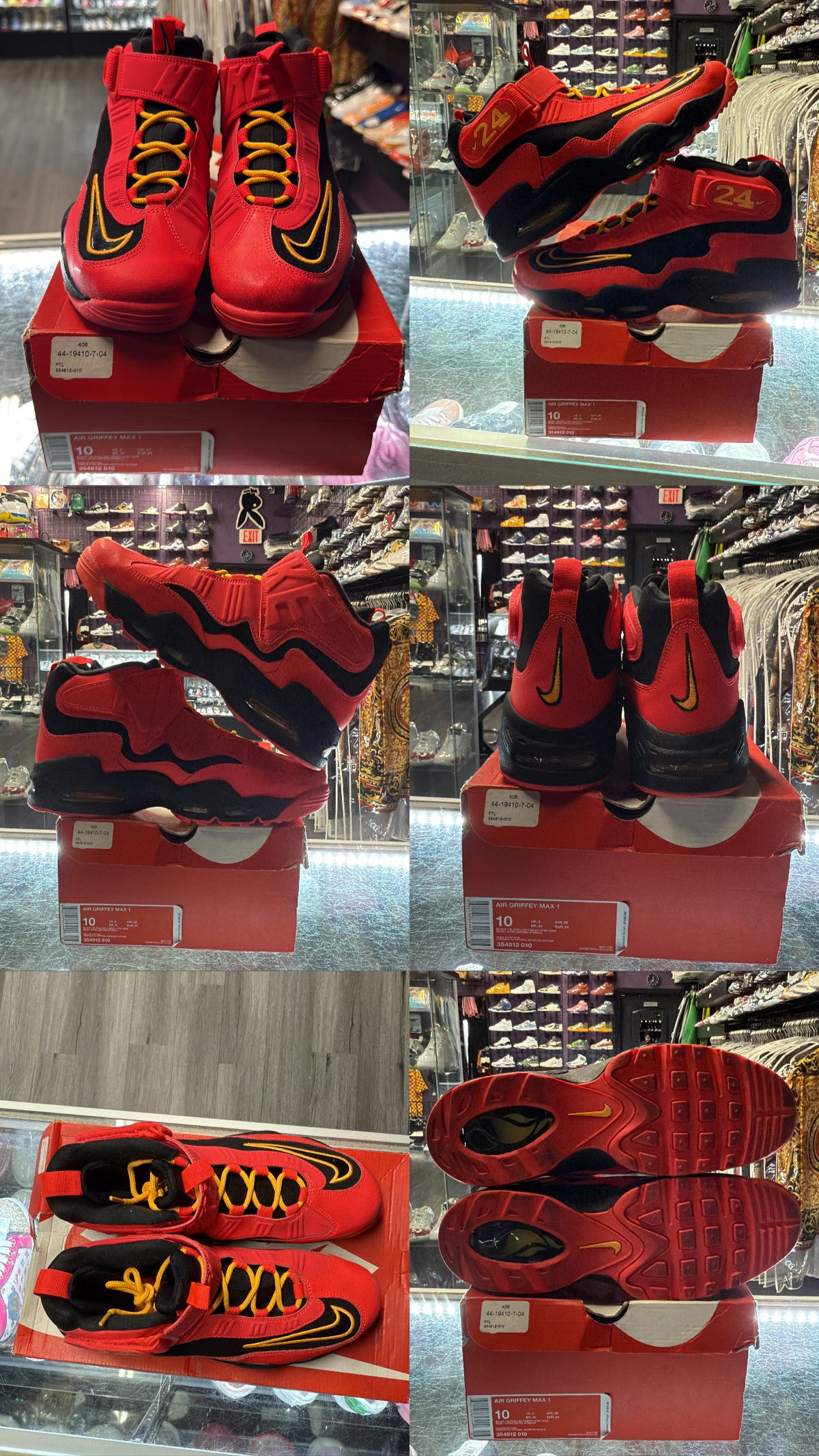 2014 Nike Air Griffey Max 1 "Black Laser Crimson"