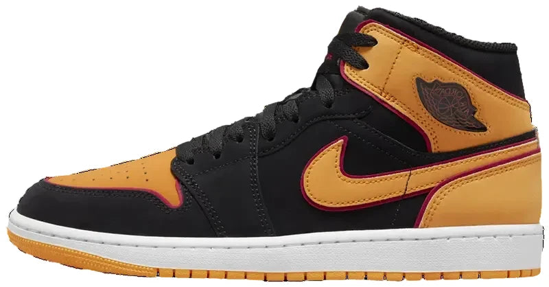 2023 Jordan 1 Mid "Fat Tongue Black Orange"