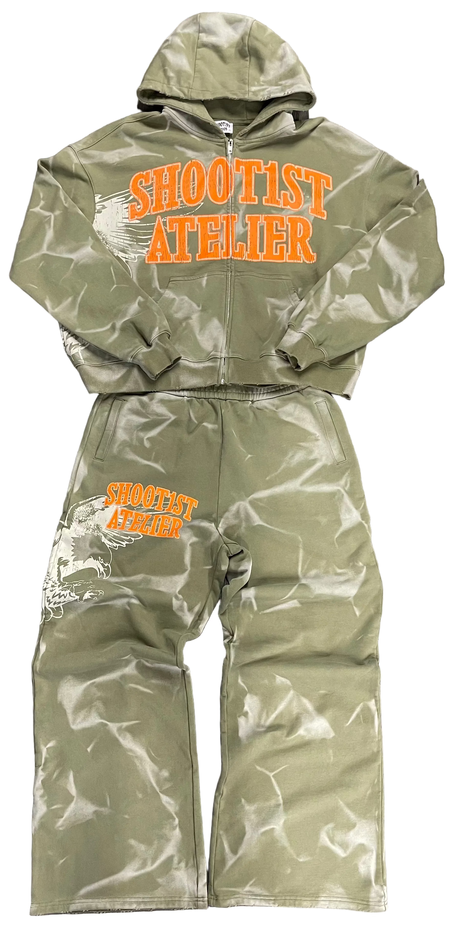 Shoot1st Jumpsuit 1 Of 1 "Swamp Green/Orange"
