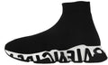 Balenciaga Speed Sock "Black White"