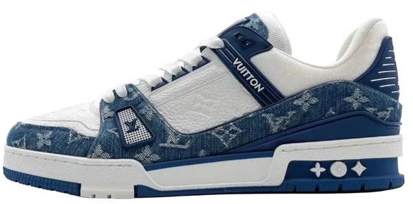 Louis Vuitton Monogram Denim Trainers "Blue"