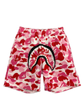 Bape Crazy Camo Pink Shorts