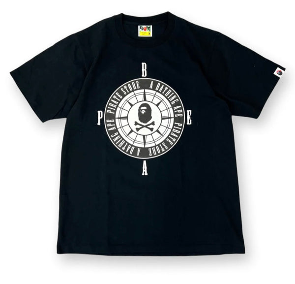 Bape Tee Pirate Store Compass “Black”