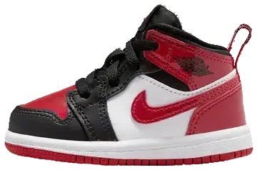 2025 Air Jordan 1 Mid SE "Patent Bred Toe" (TD)