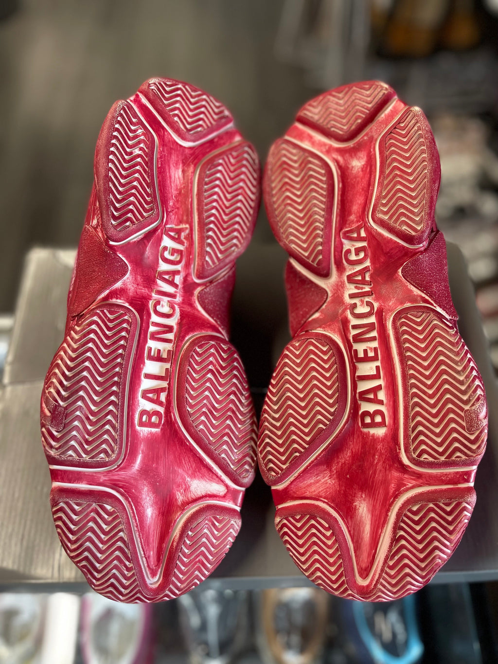 Balenciaga Triple S "Faded Washed Red"