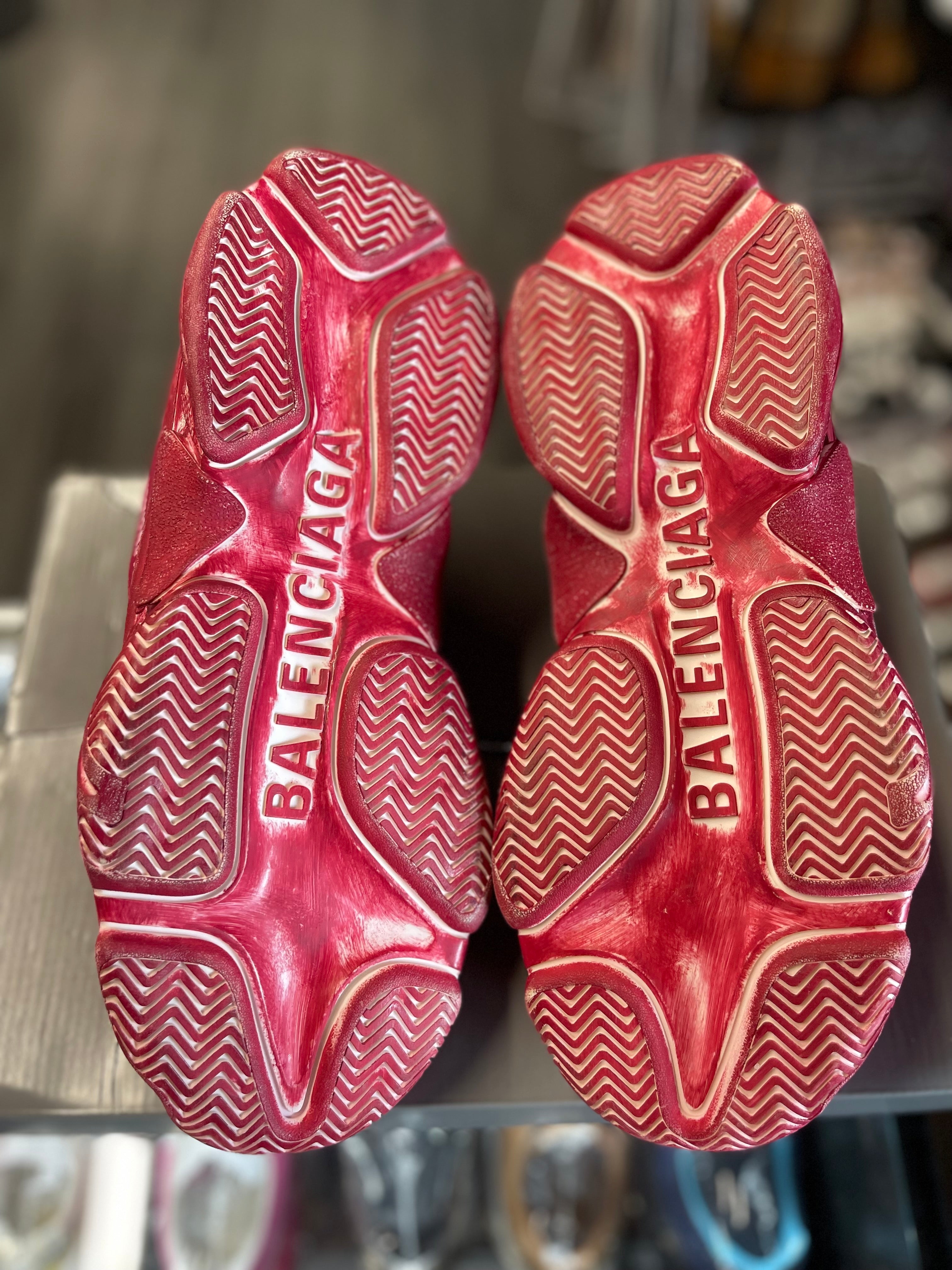 Balenciaga Triple S "Faded Washed Red"