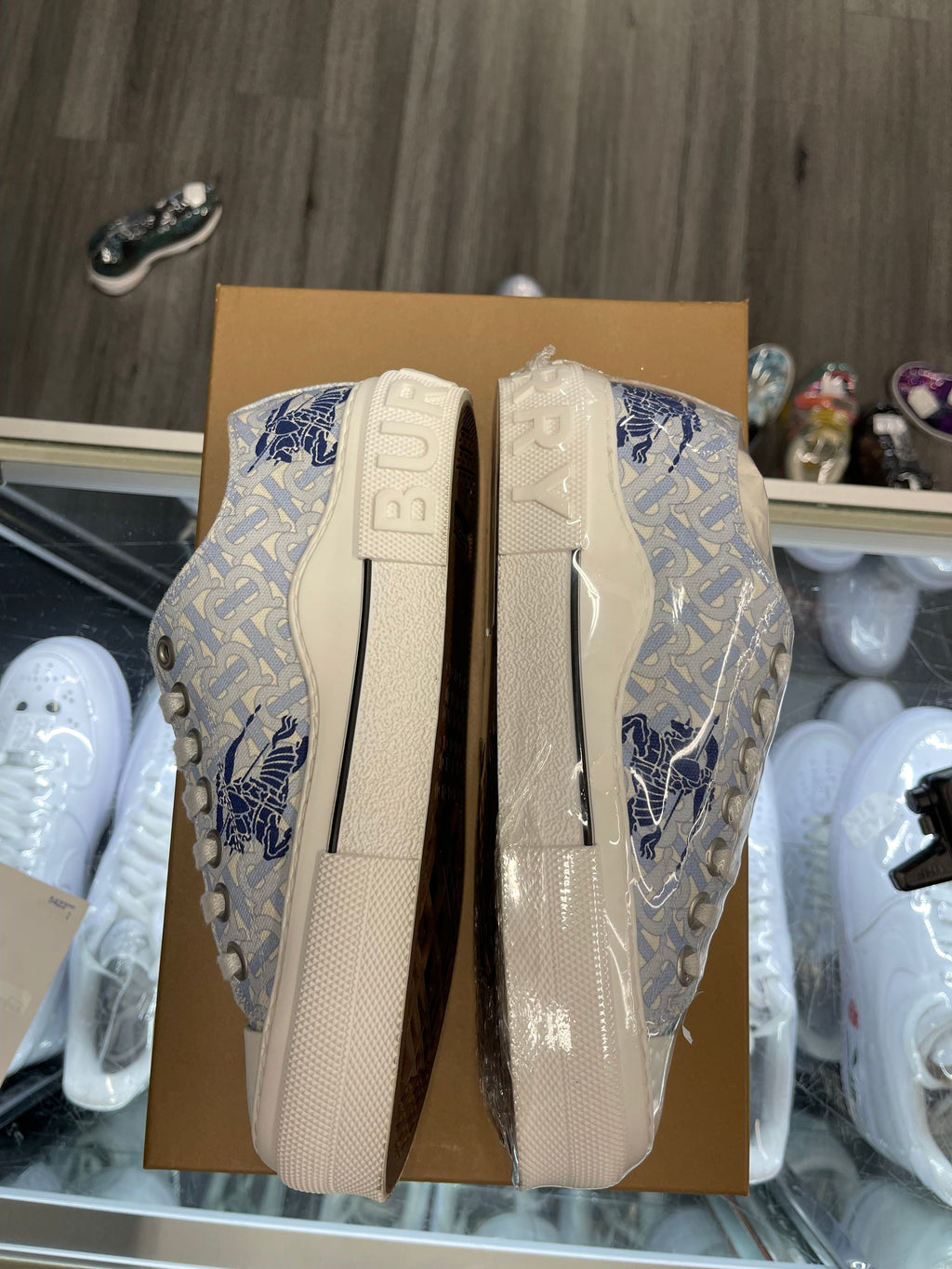 Burberry Equestrian Knight Low "Blue"