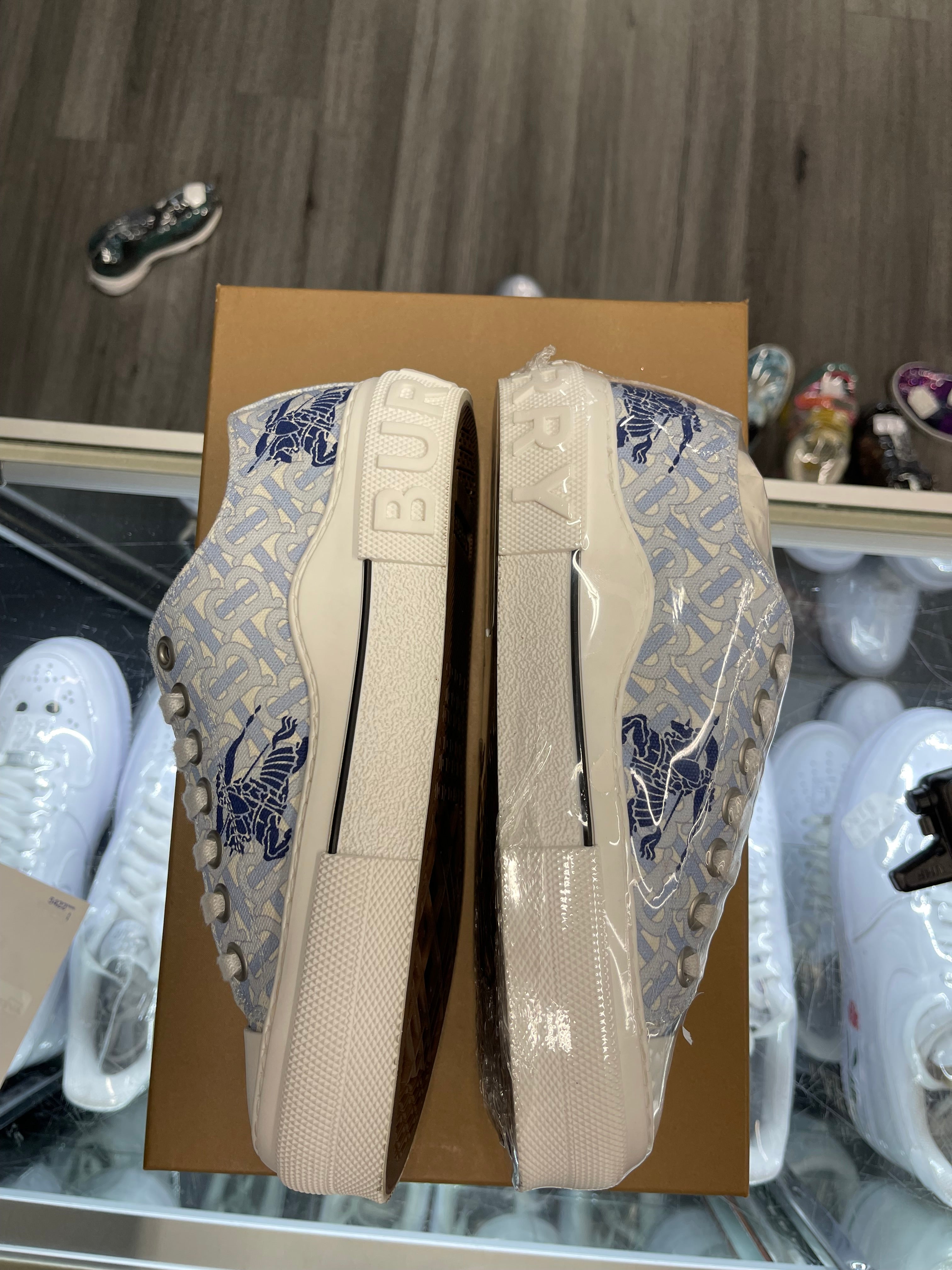 Burberry Equestrian Knight Low "Blue"