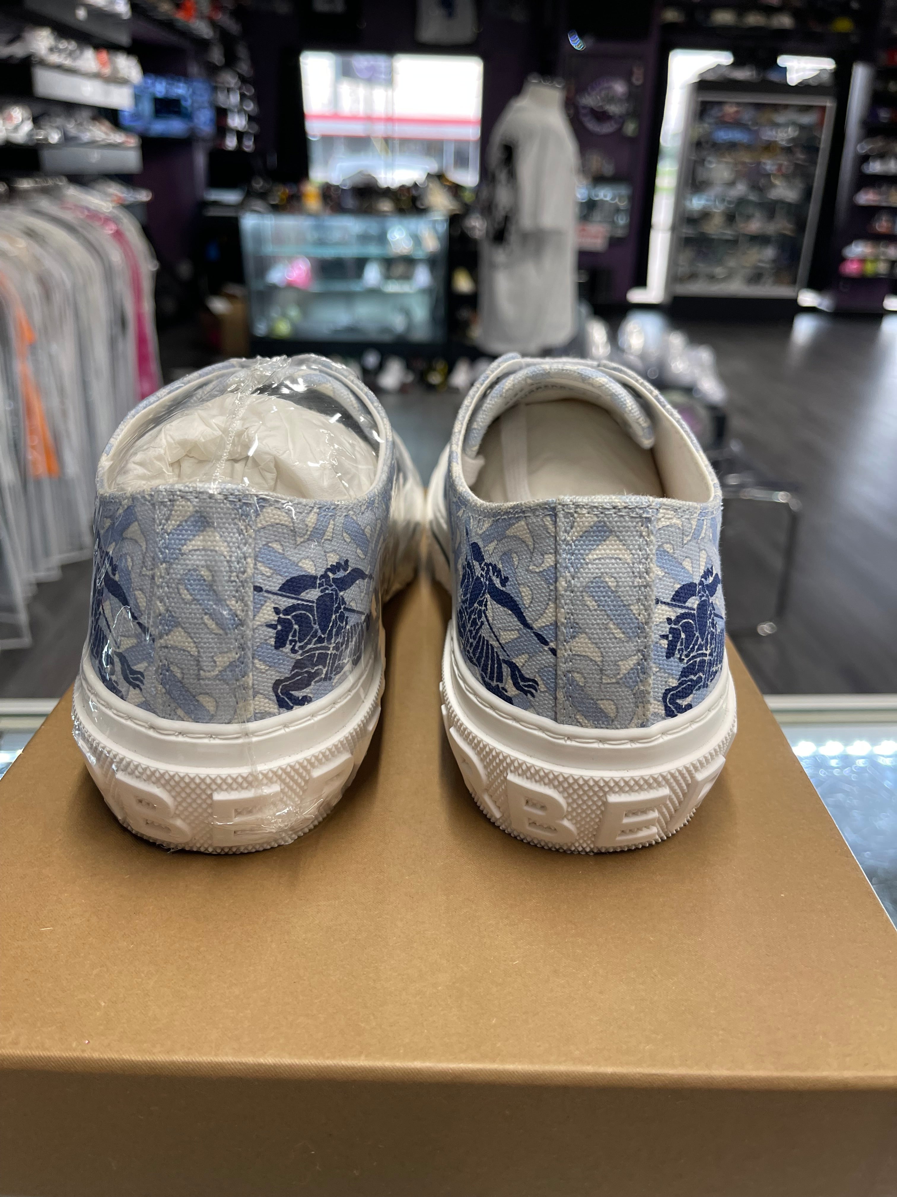Burberry Equestrian Knight Low "Blue"