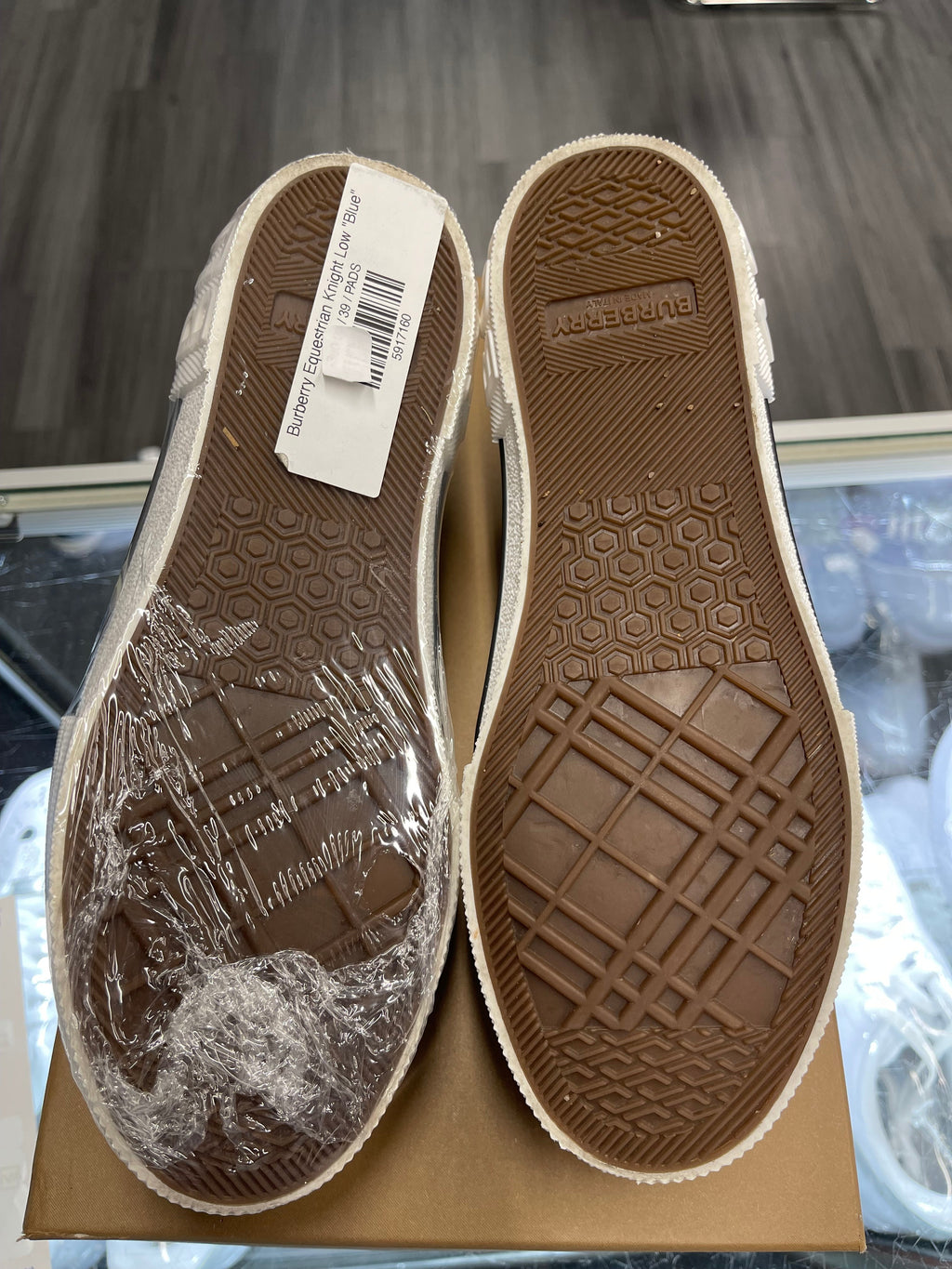 Burberry Equestrian Knight Low "Blue"