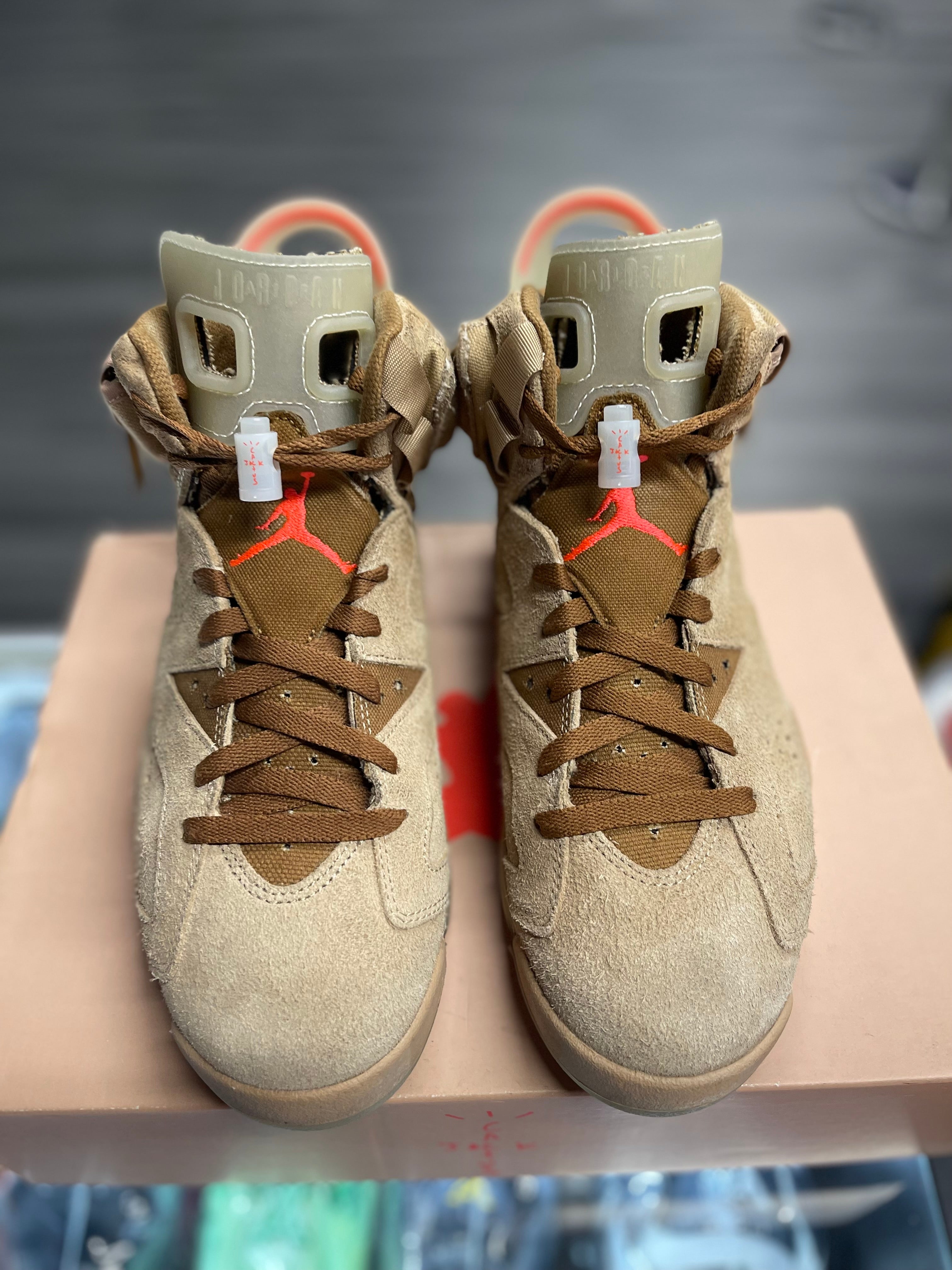 2021 Air Jordan Retro 6 "Travis Scott British Khaki"