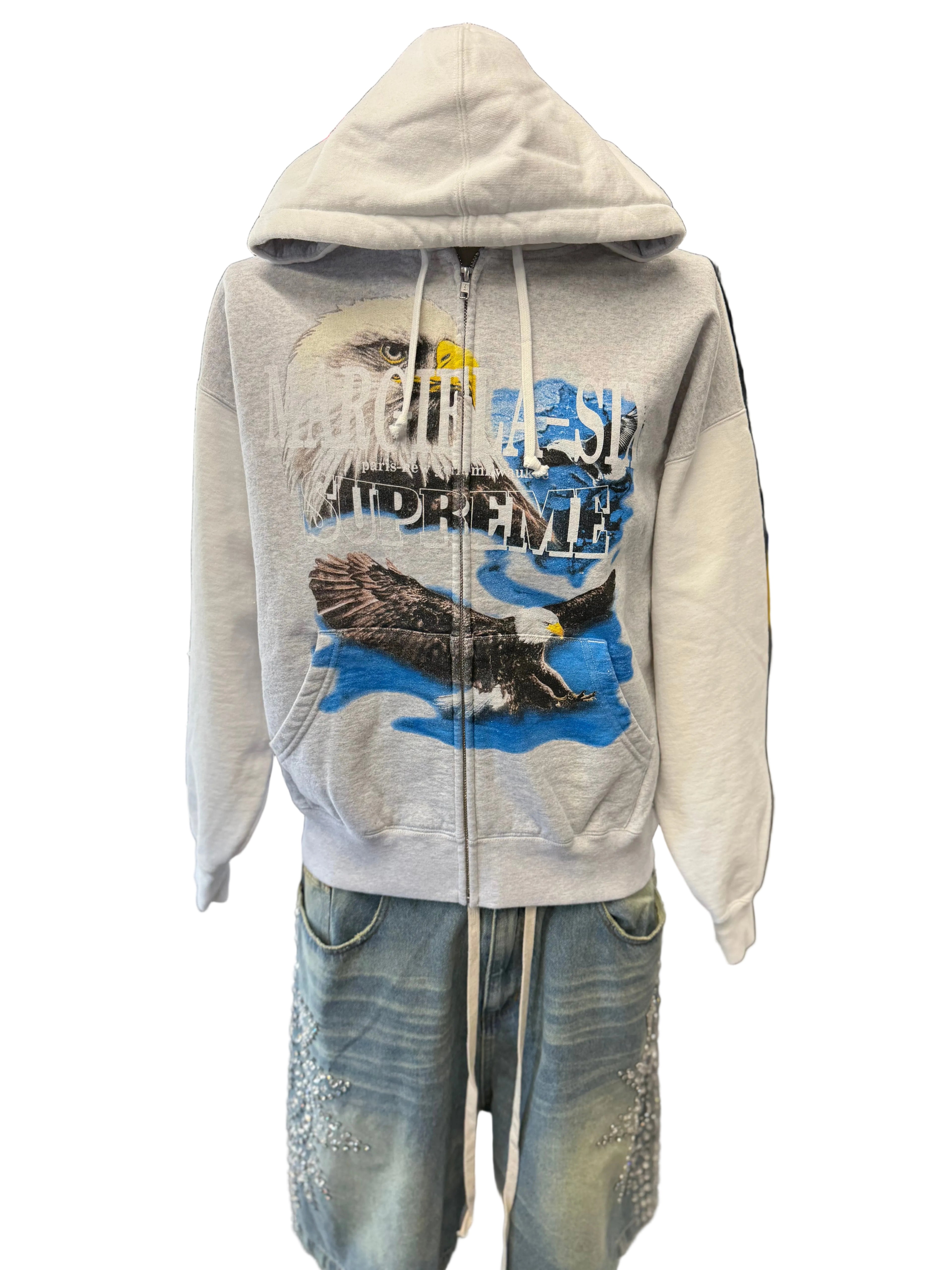 Supreme Maison Margiela "Grey Eagle Zip-up"