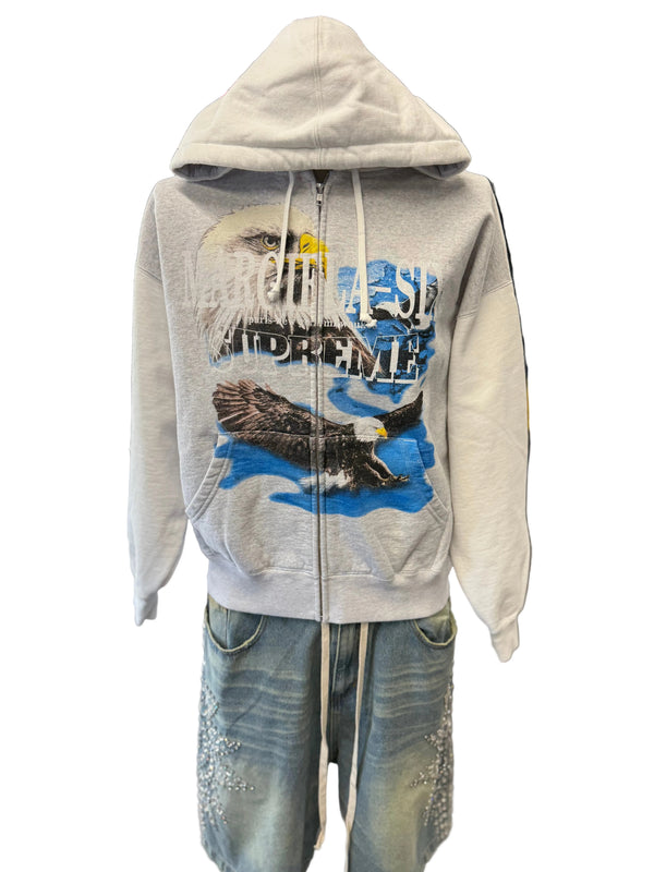Supreme Maison Margiela "Grey Eagle Zip-up"