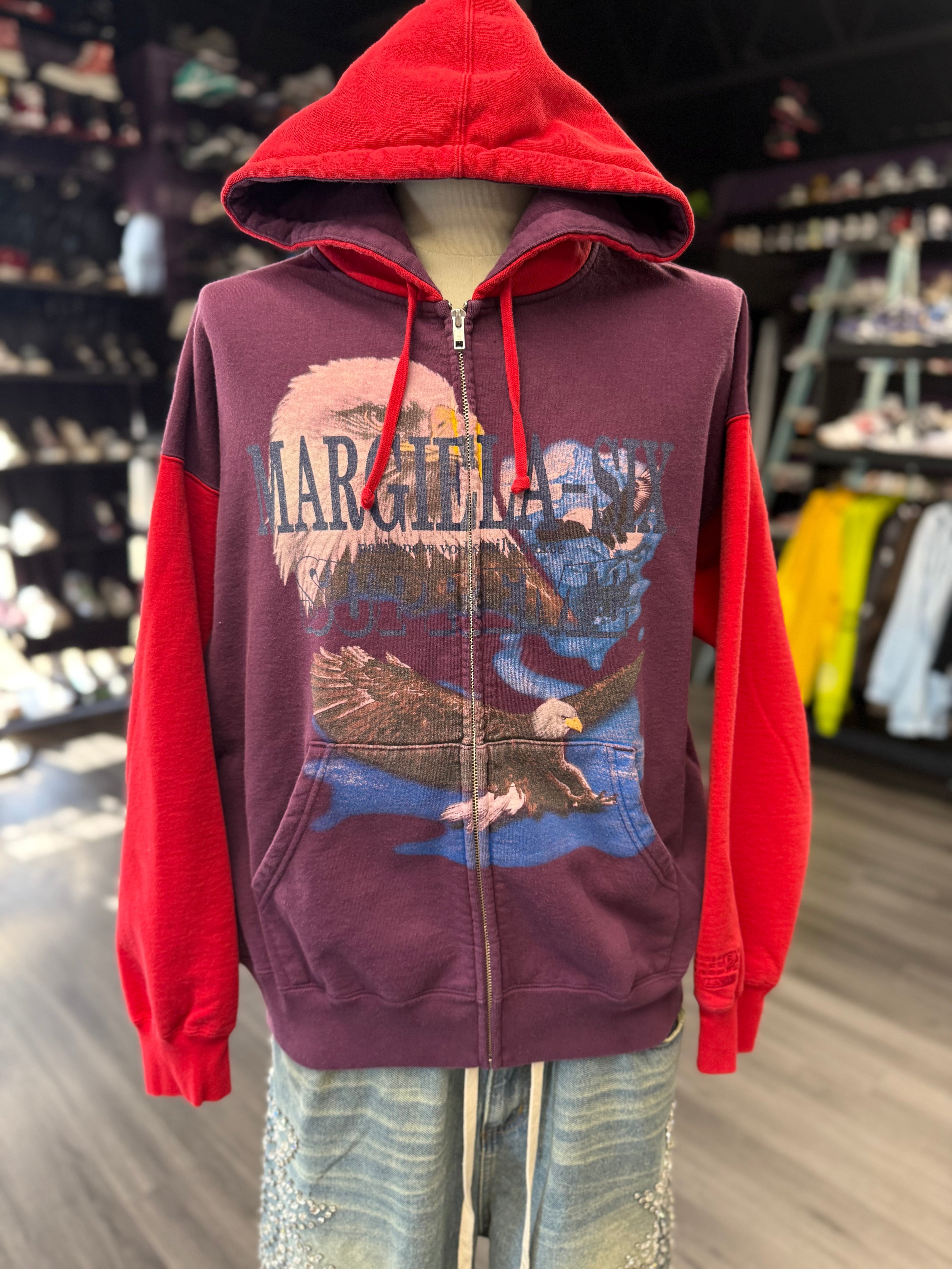 Supreme Maison Margiela "Purple Eagle Zip-up"