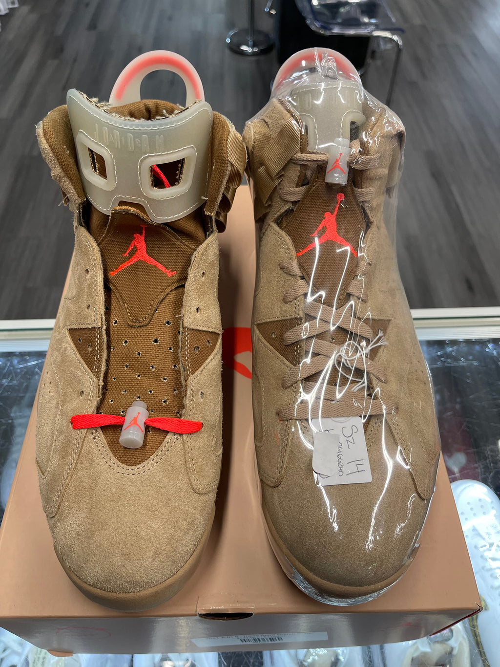 2021 Air Jordan Retro 6 "Travis Scott British Khaki"