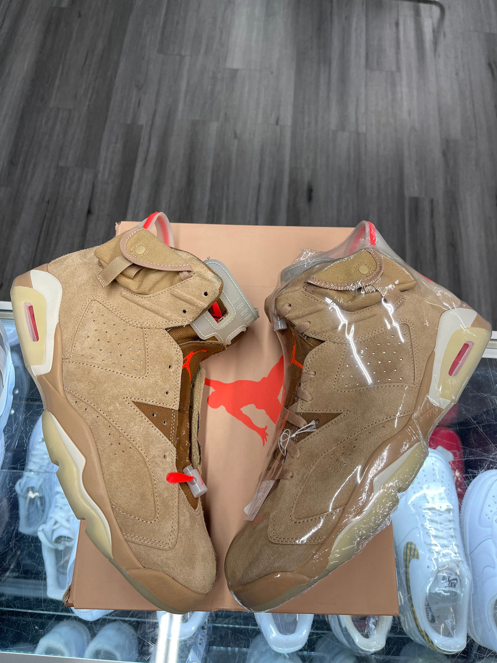 2021 Air Jordan Retro 6 "Travis Scott British Khaki"