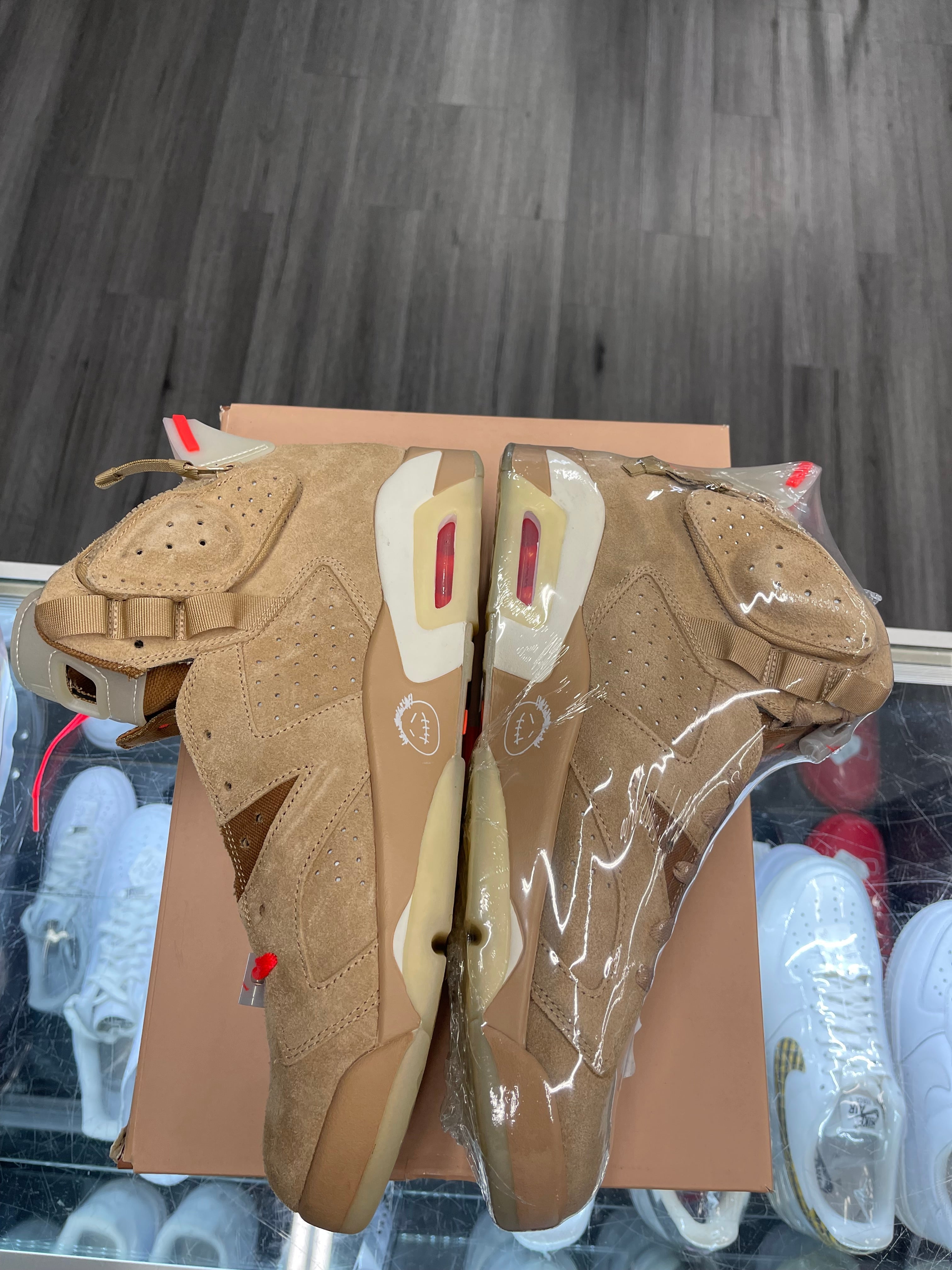 2021 Air Jordan Retro 6 "Travis Scott British Khaki"