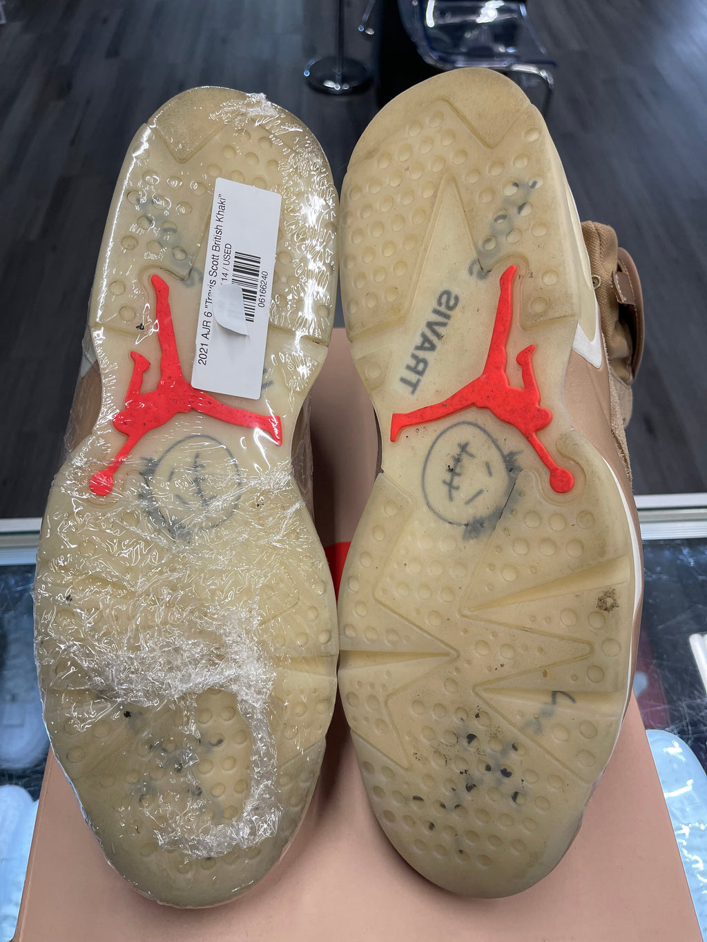 2021 Air Jordan Retro 6 "Travis Scott British Khaki"