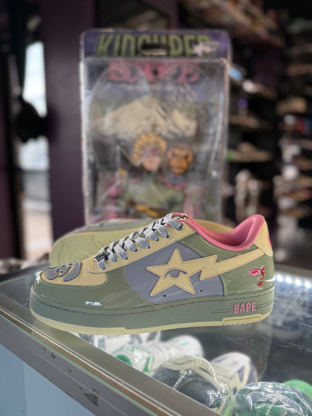 A Bathing Ape Bape Sta "KidSuper Green"