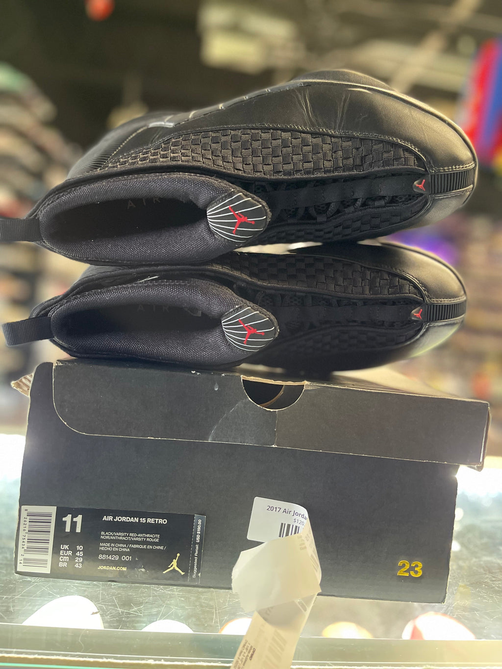 2017 Air Jordan Retro 15 "Stealth"