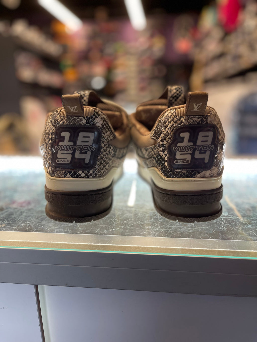 Louis Vuitton LV Skate Sneaker "Brown Snakeskin"