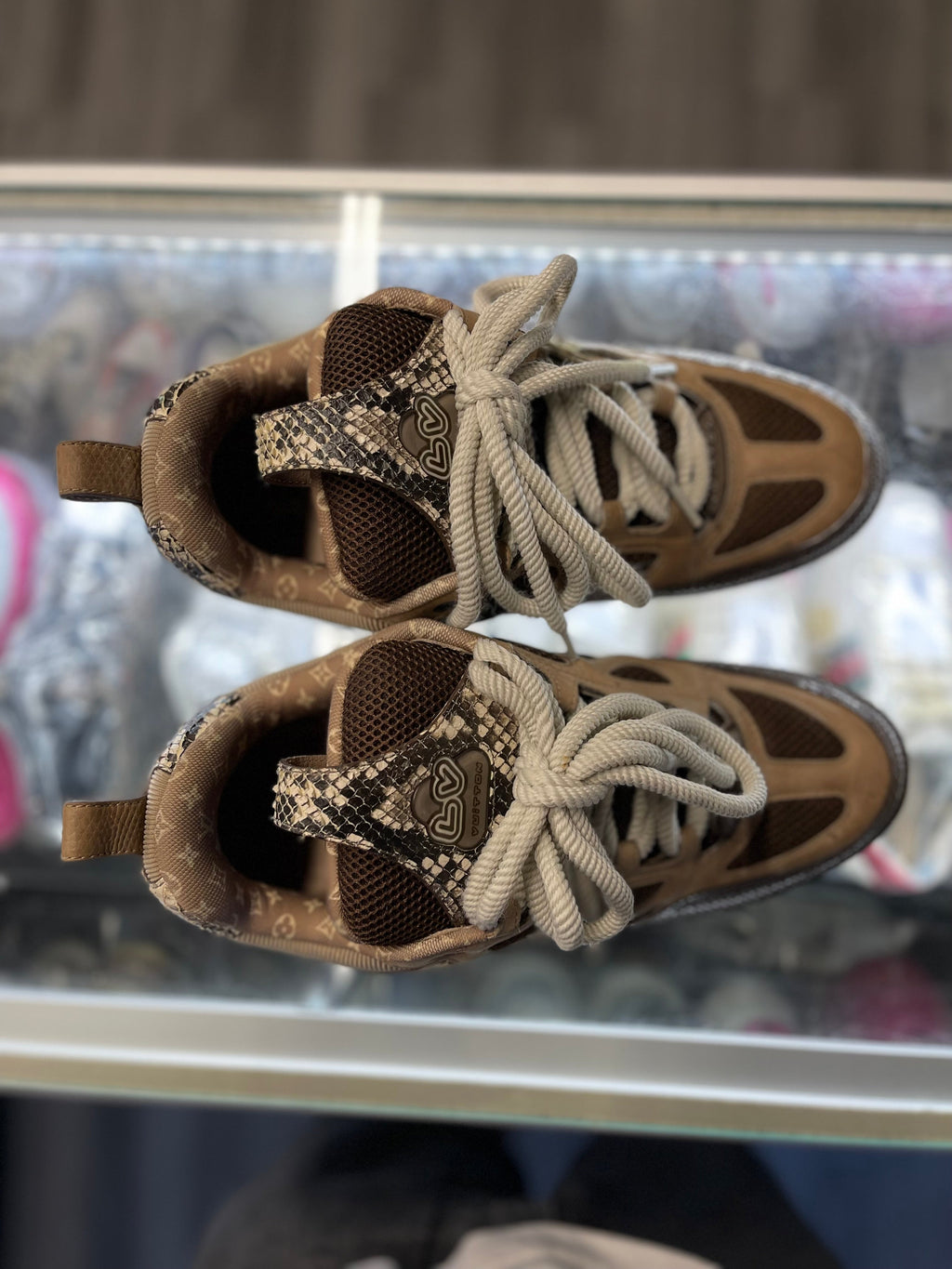 Louis Vuitton LV Skate Sneaker "Brown Snakeskin"
