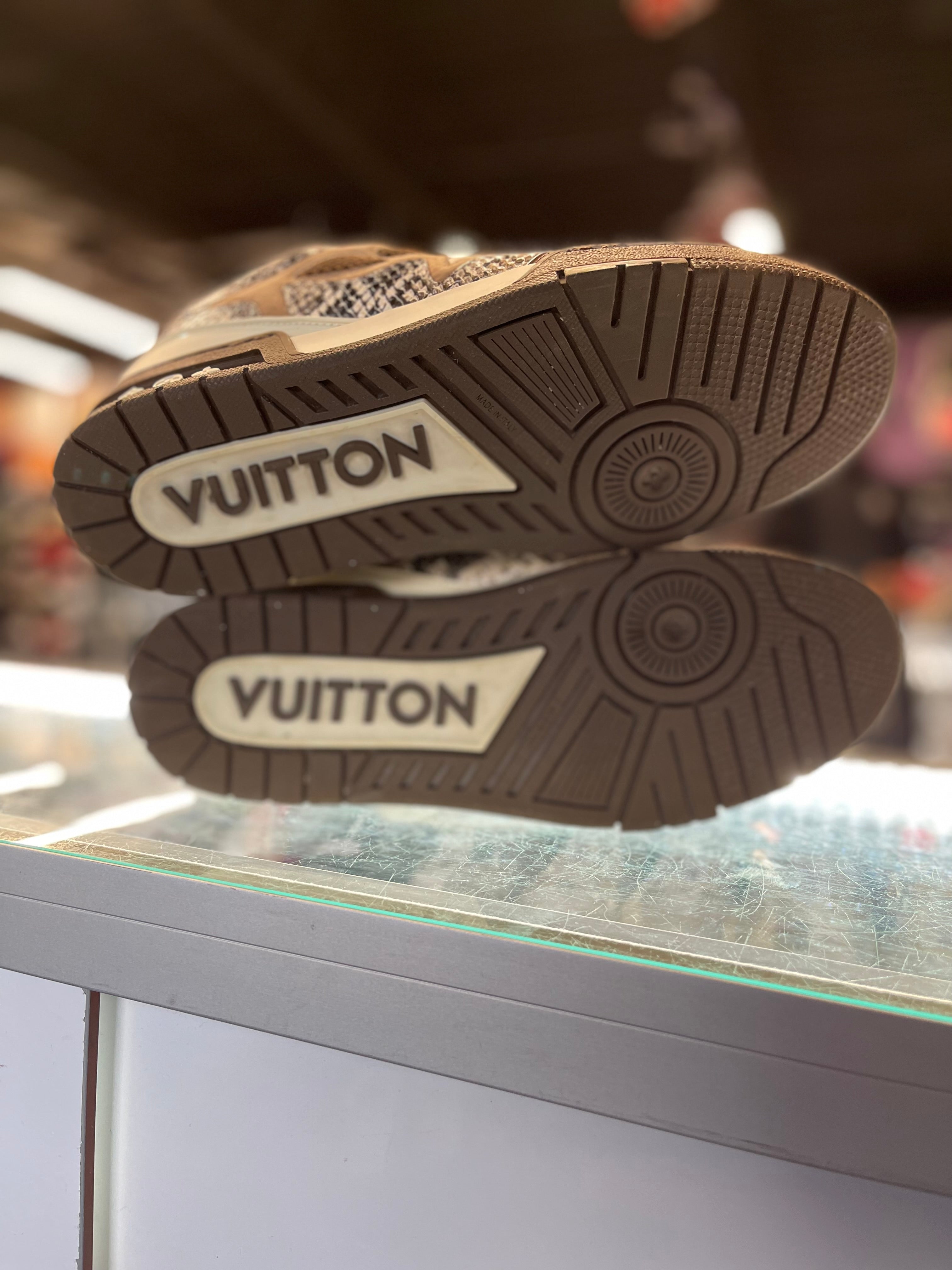 Louis Vuitton LV Skate Sneaker "Brown Snakeskin"