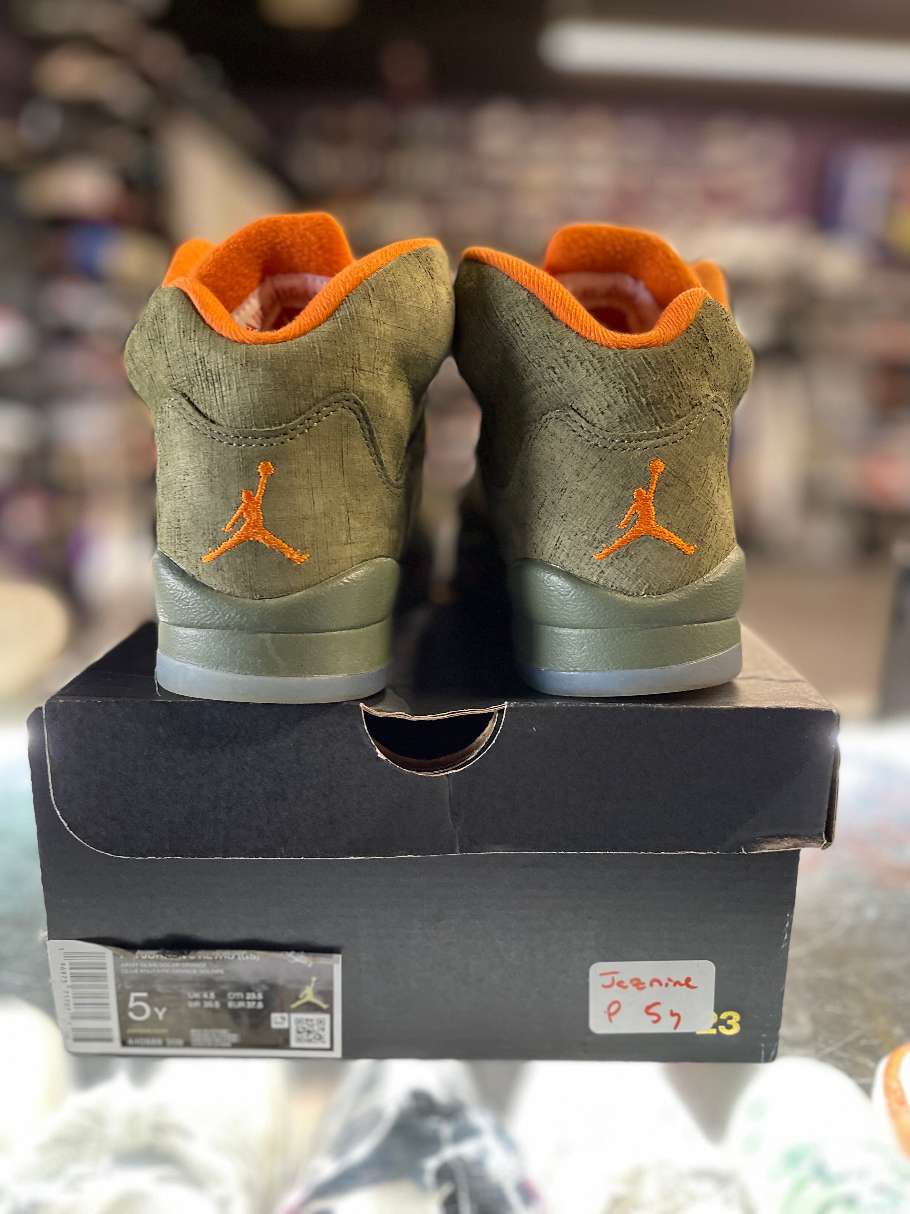 2024 Air Jordan Retro 5 "Olive" (GS)