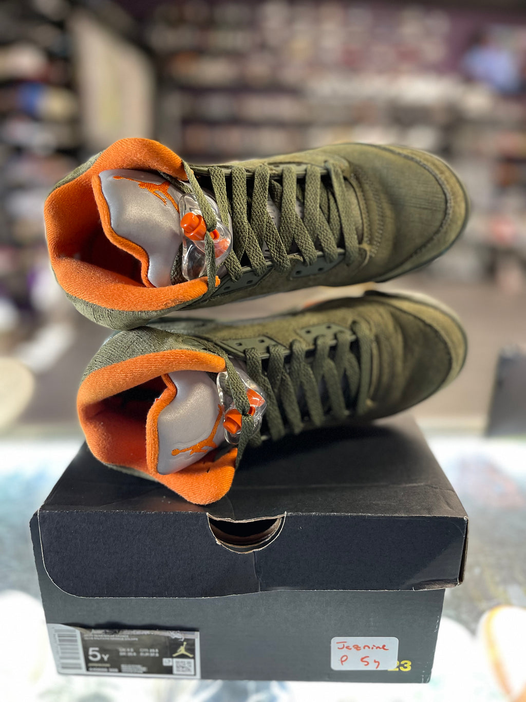 2024 Air Jordan Retro 5 "Olive" (GS)