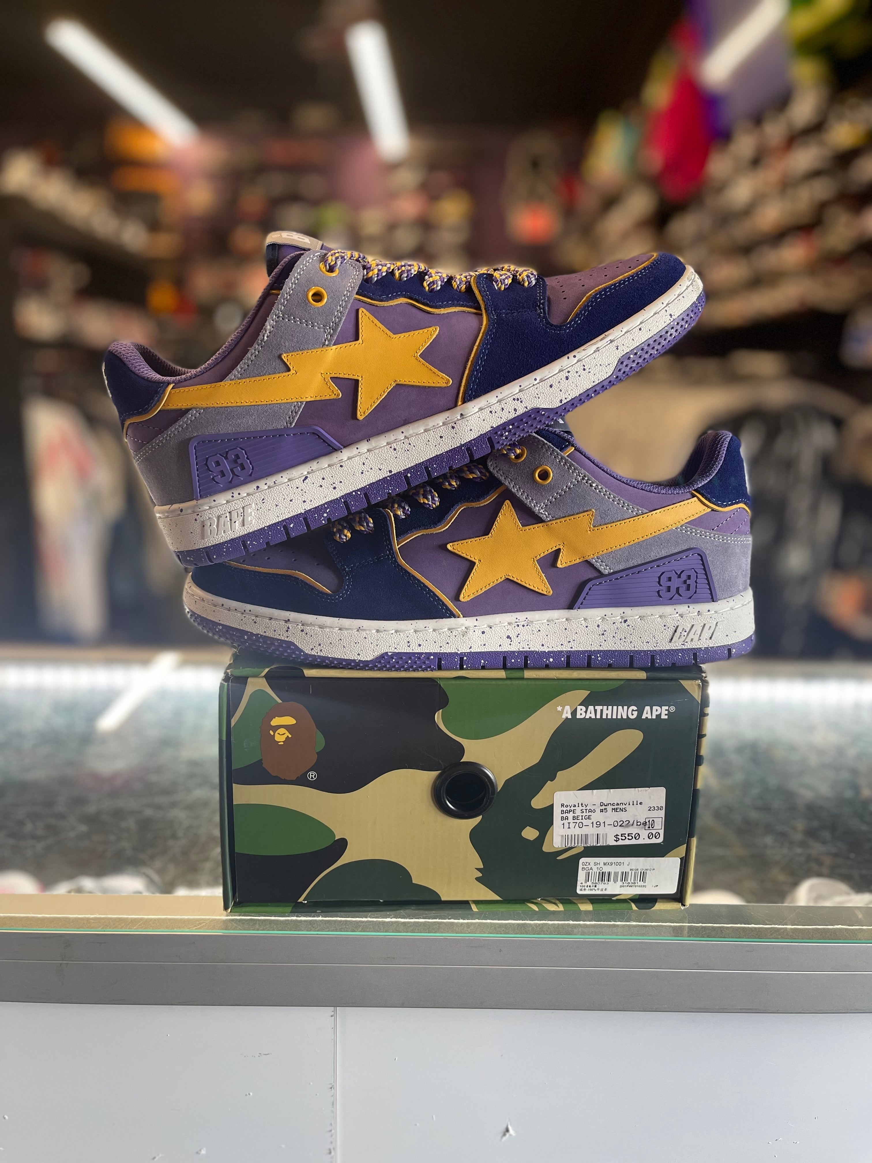 Bape Sta Sk8 "Purple/Yellow"