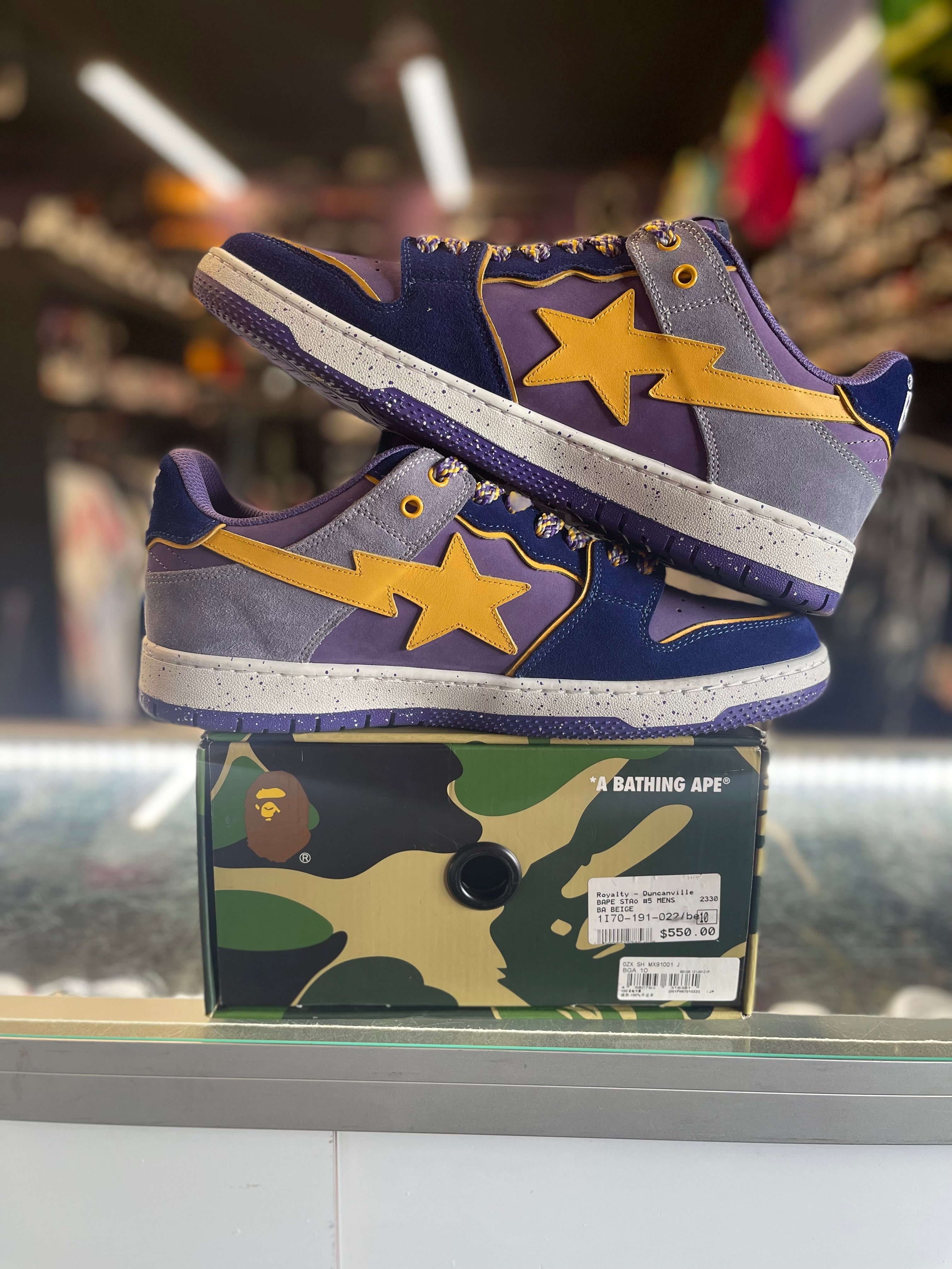 Bape Sta Sk8 "Purple/Yellow"