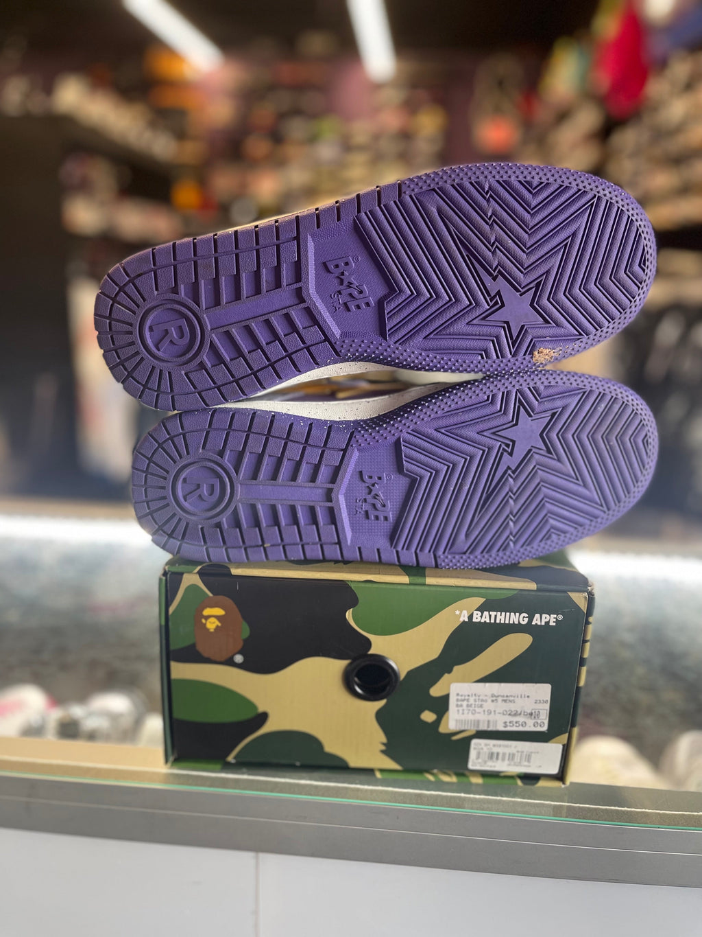 Bape Sta Sk8 "Purple/Yellow"