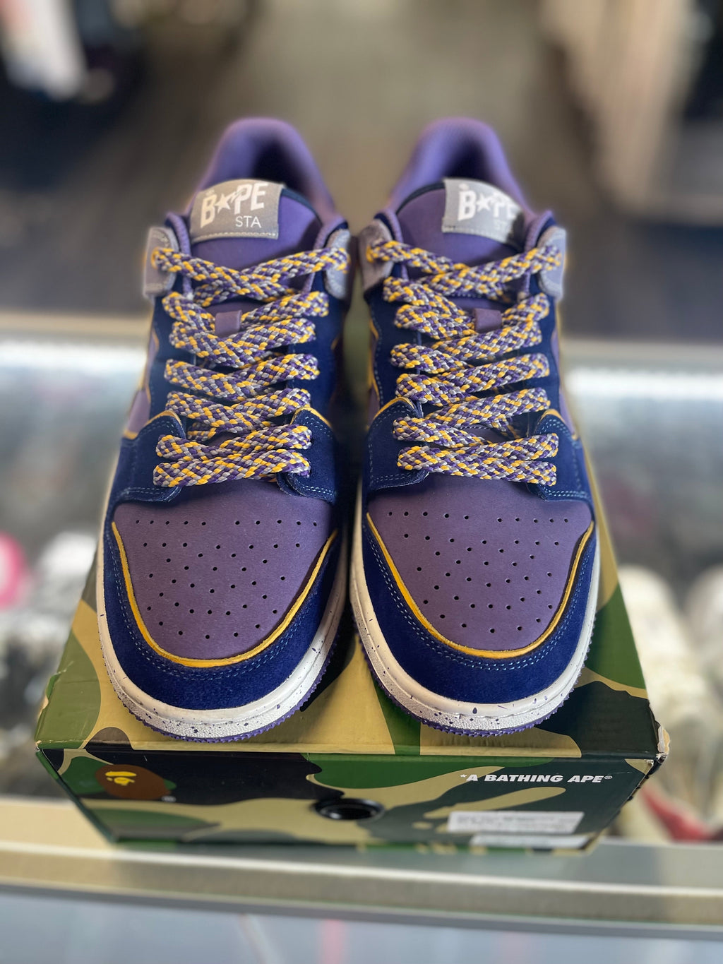Bape Sta Sk8 "Purple/Yellow"