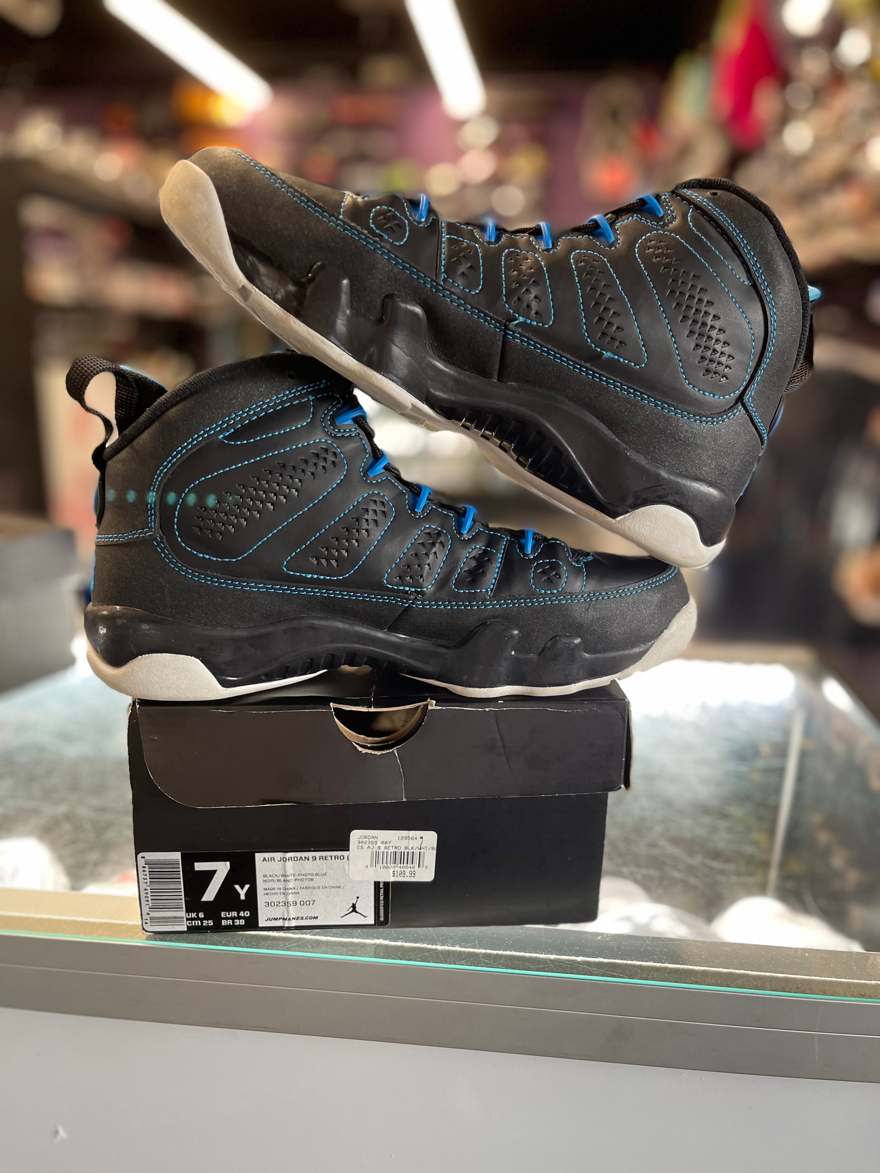 2012 Air Jordan 9 Retro "Photo Blue" (GS)