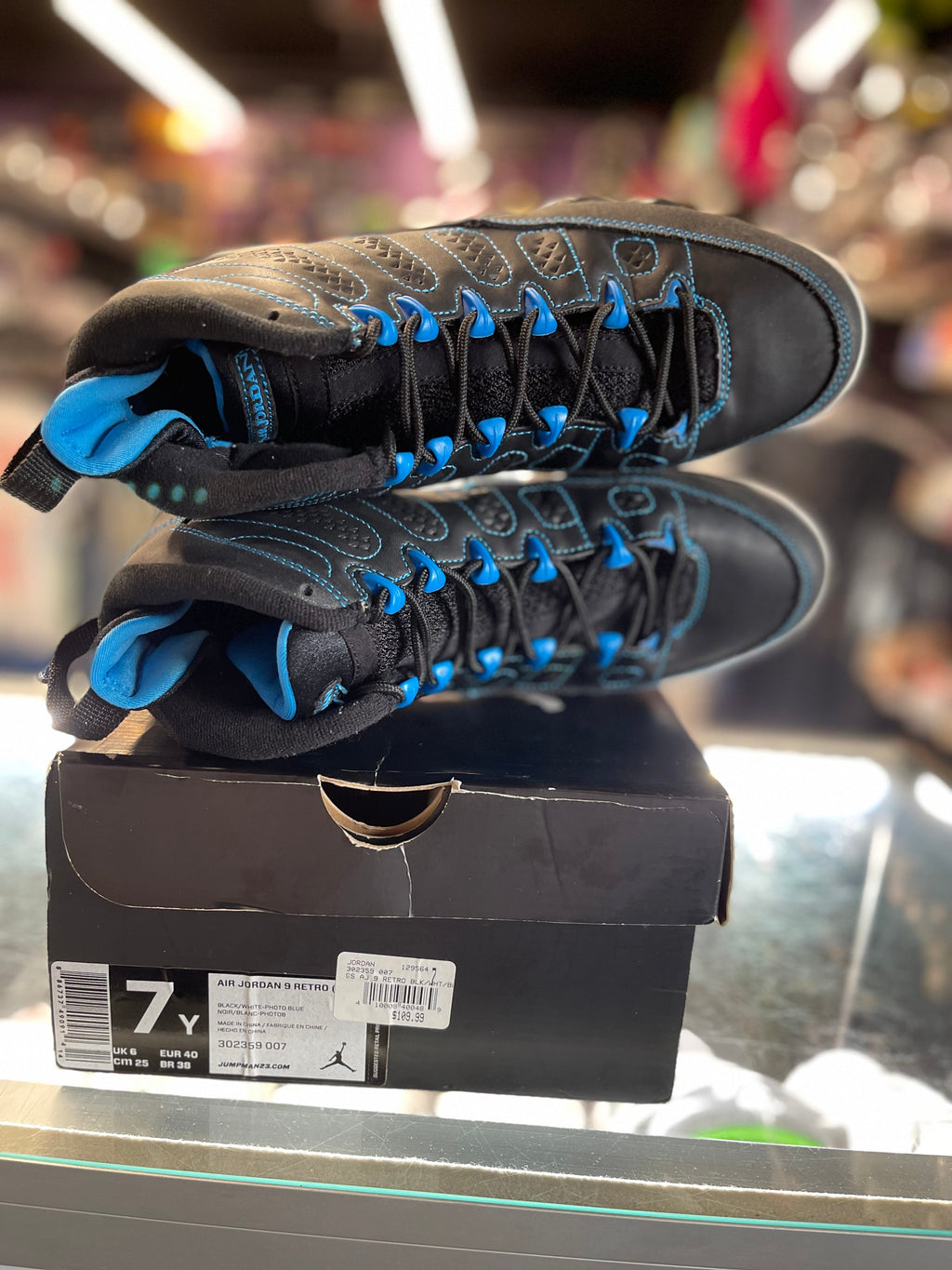 2012 Air Jordan 9 Retro "Photo Blue" (GS)