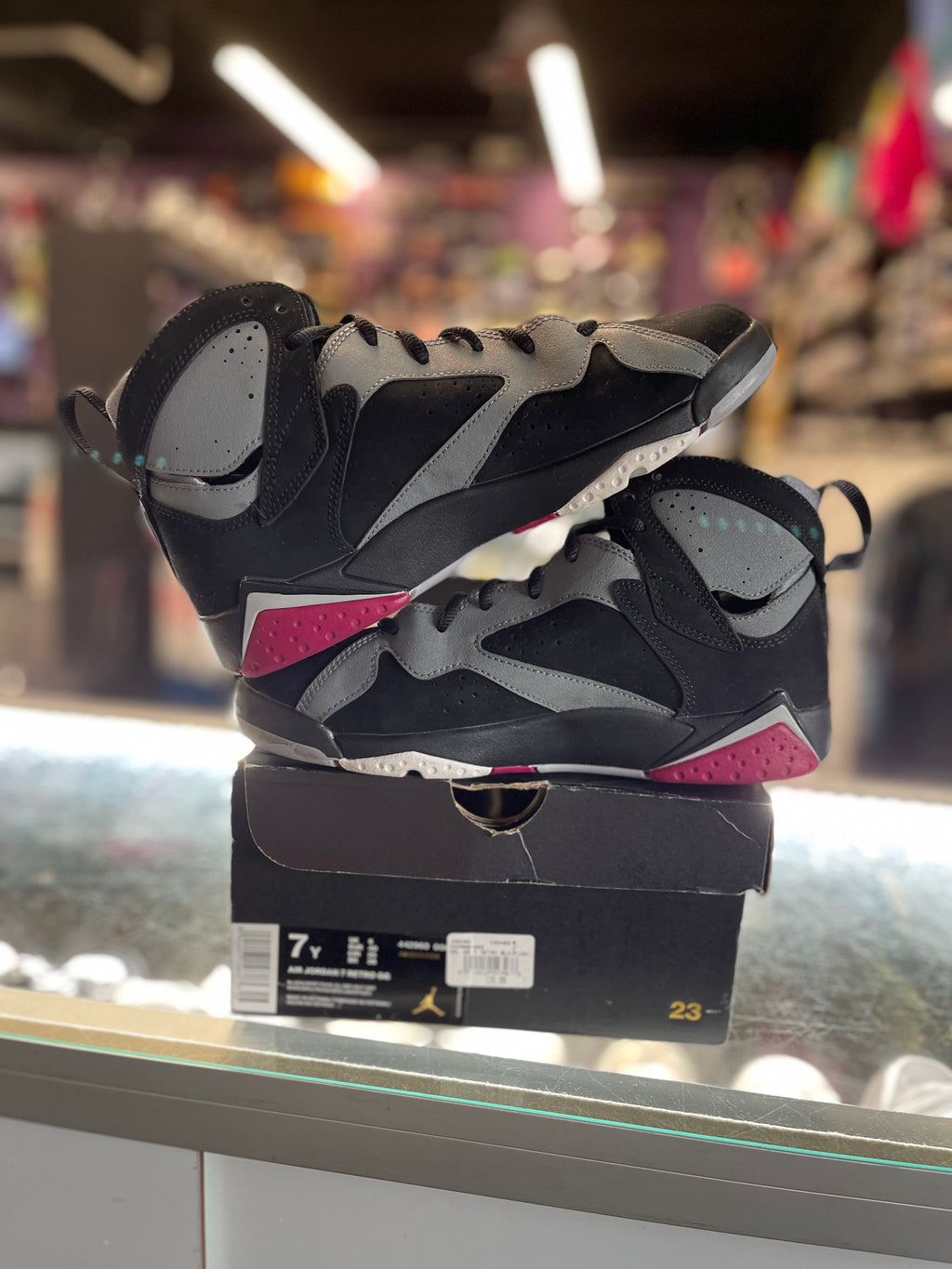 2015 Air Jordan 7 Retro "Sport Fuchsia" (GS)