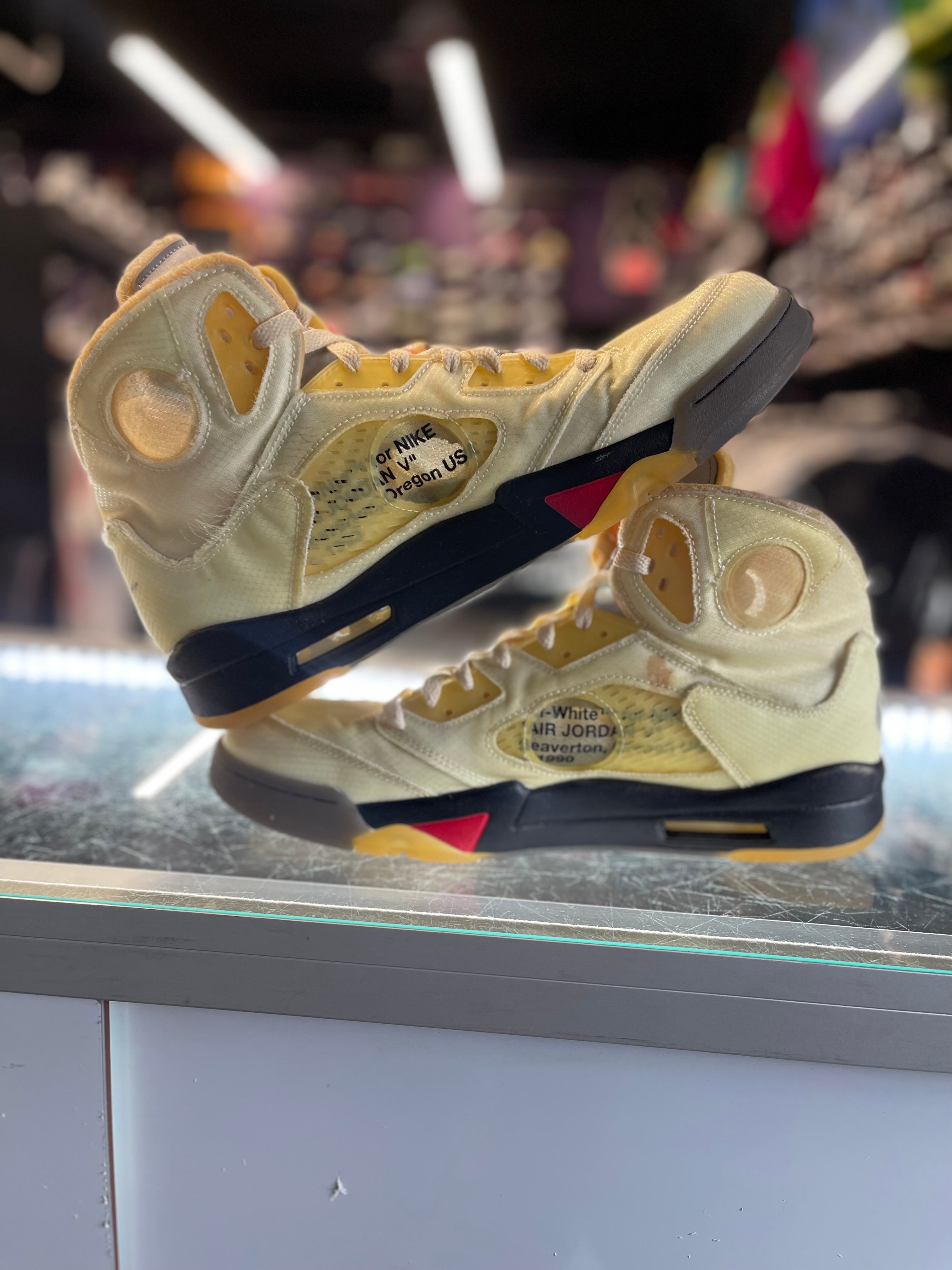 2020 Air Jordan Retro 5 "Off-White Sail"